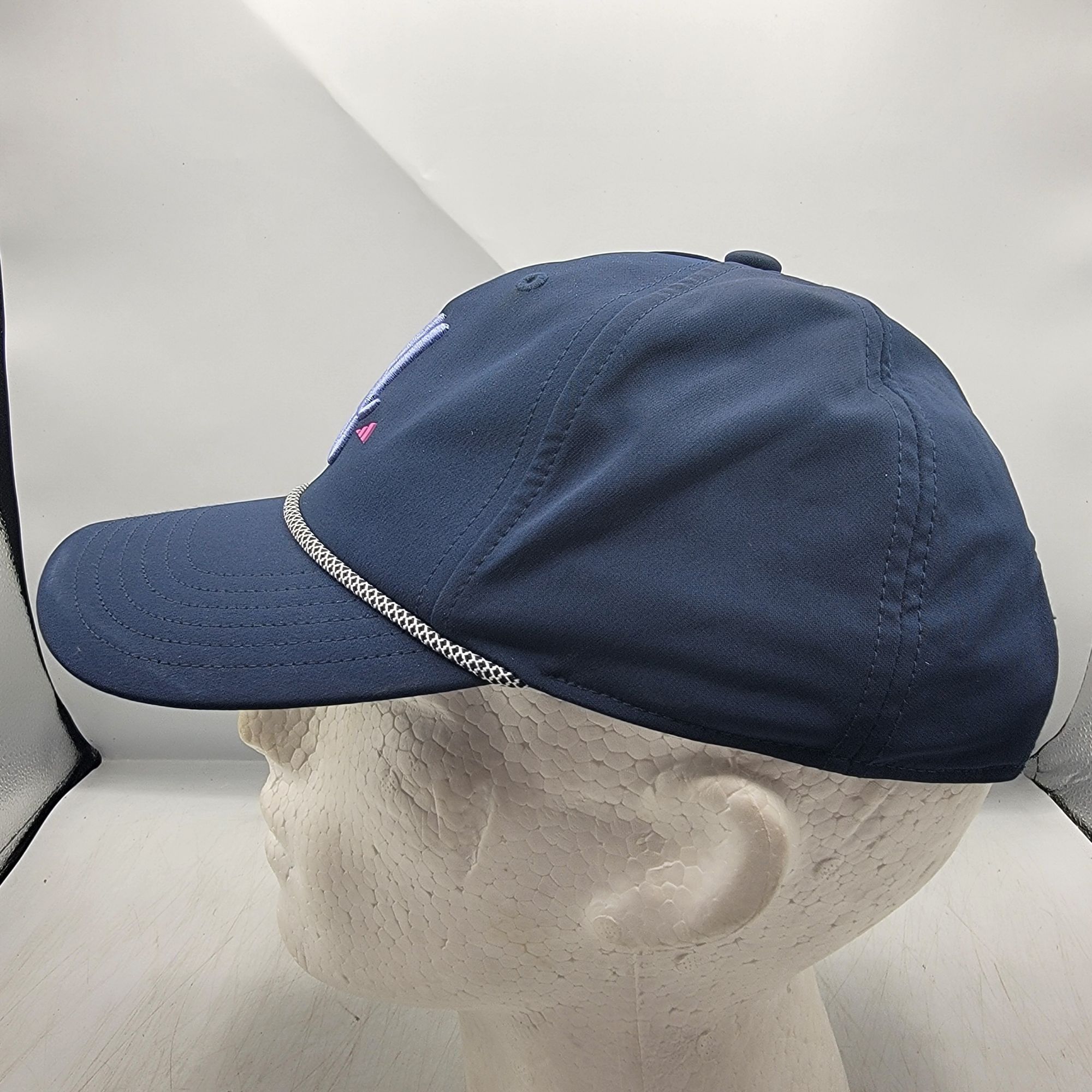 Adidas Adidas Womens Blue 5 Panel Golf Script Hat Cap Athletic Outd Size ONE SIZE - 2 Thumbnail