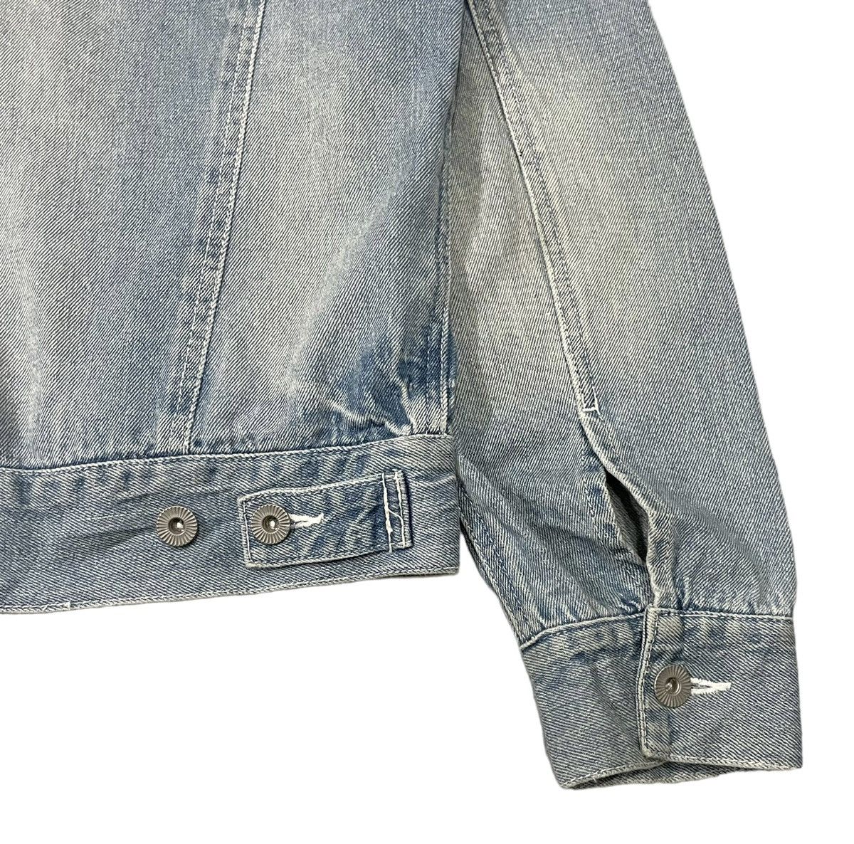 Le Grande Bleu (L.G.B.) Vintage Legenda Made Punk Distressed Denim Jacket Size US M / EU 48-50 / 2 - 14 Thumbnail