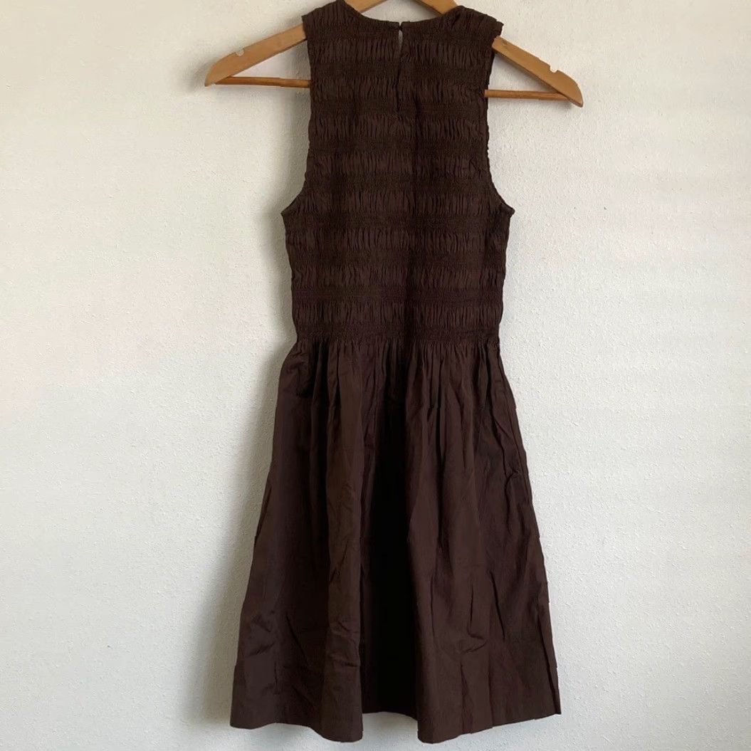 brown dress madewell Massima Brown Lace Bandeau Maxi Dress With Scarf-Detail – Club L London