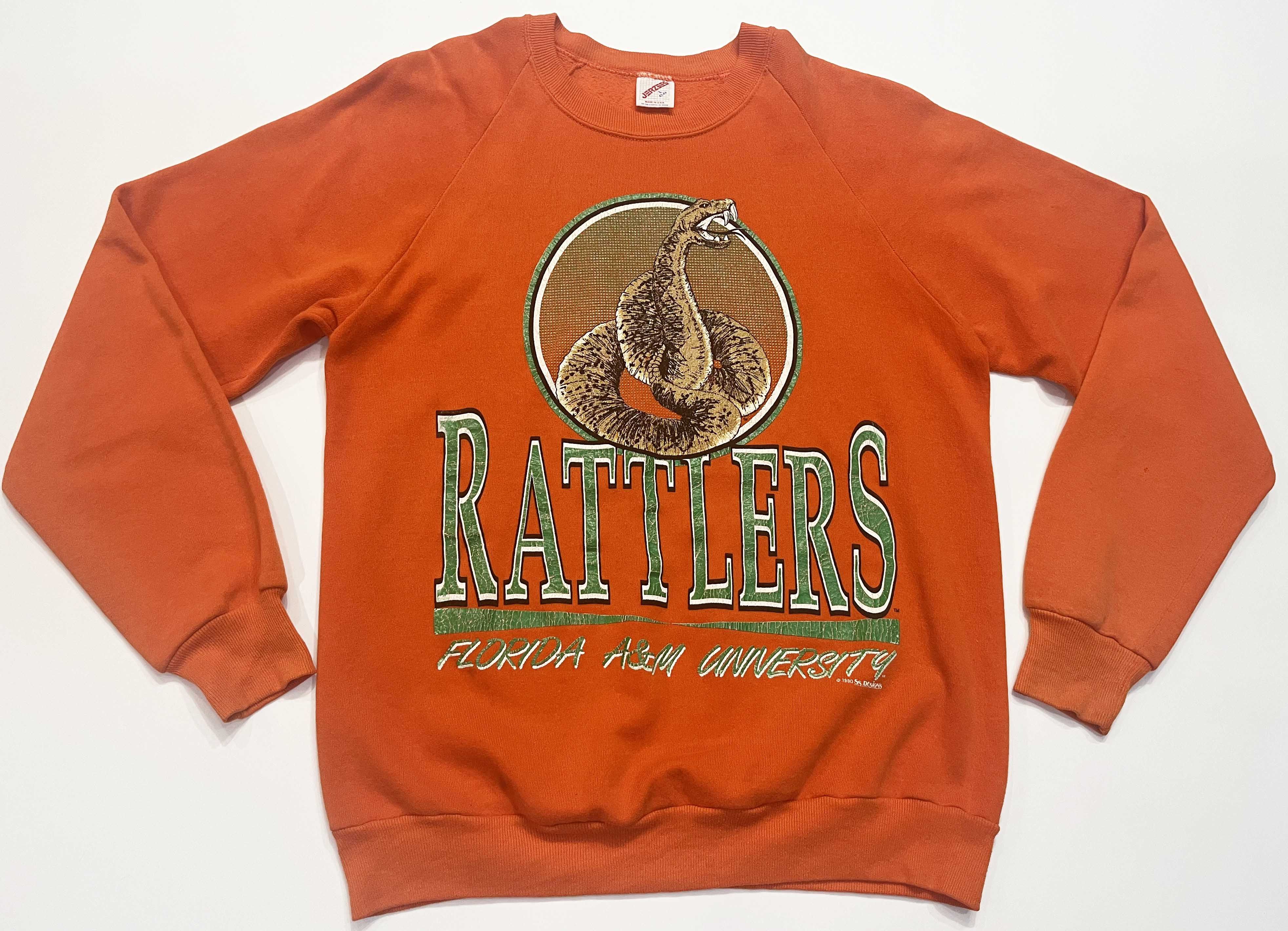 Jerzees Vintage Jerzees Florida A&M Rattlers Crewneck Sweatshirt Size US L / EU 52-54 / 3 - 1 Thumbnail