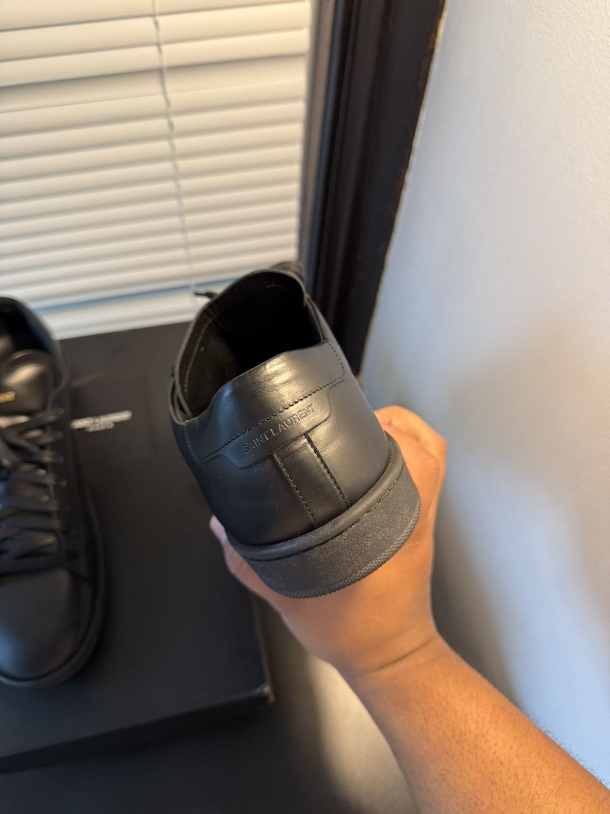 Saint Laurent Paris Saint Laurent Paris Court Classic Sneakers Size 45.5 / 12.5 Size US 12.5 / EU 45-46 - 4 Thumbnail