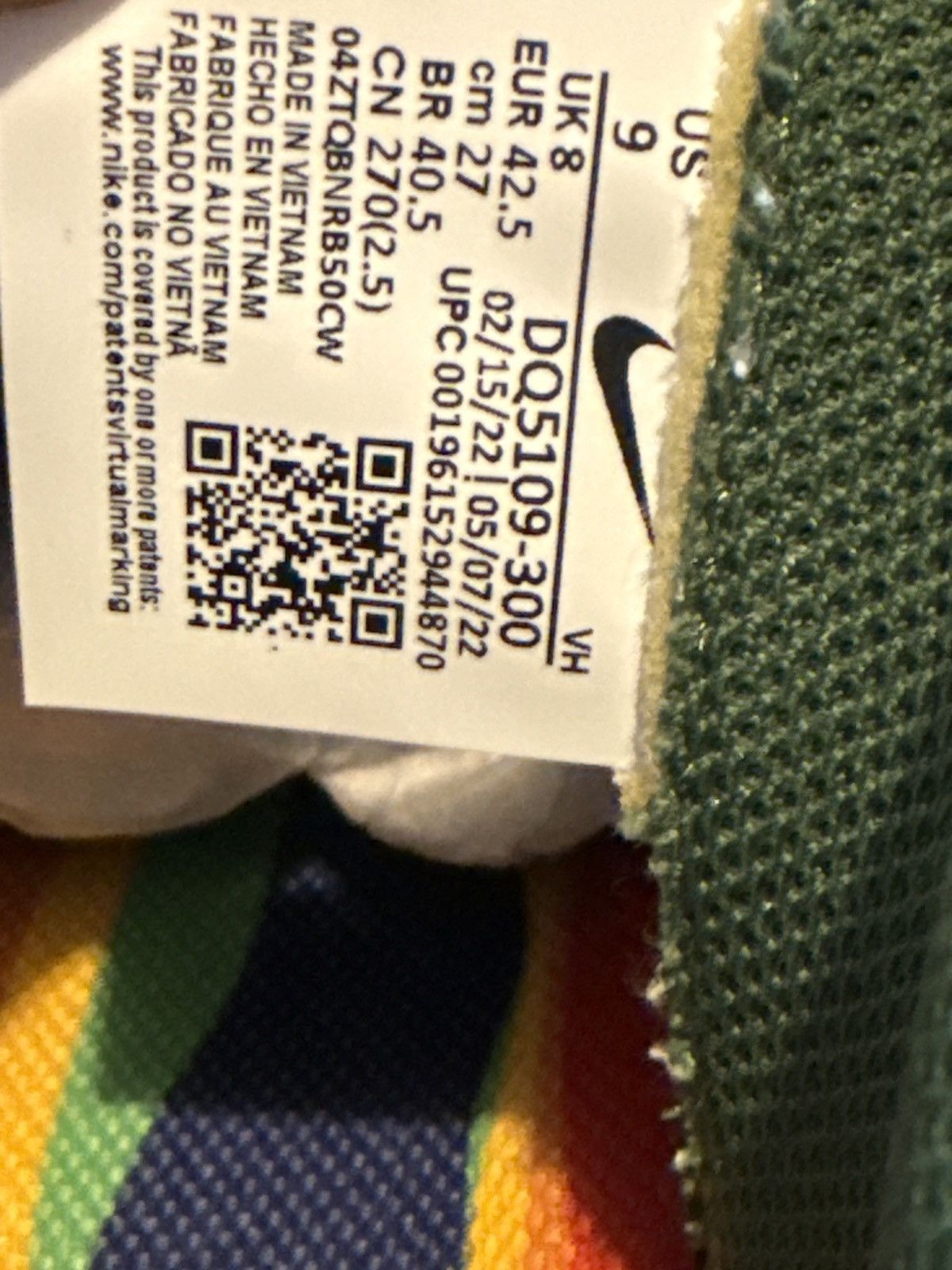 Cactus Plant Flea Market × Nike Nike CPFM Overgrown + custom bag Size US 9 / EU 42 - 12 Thumbnail