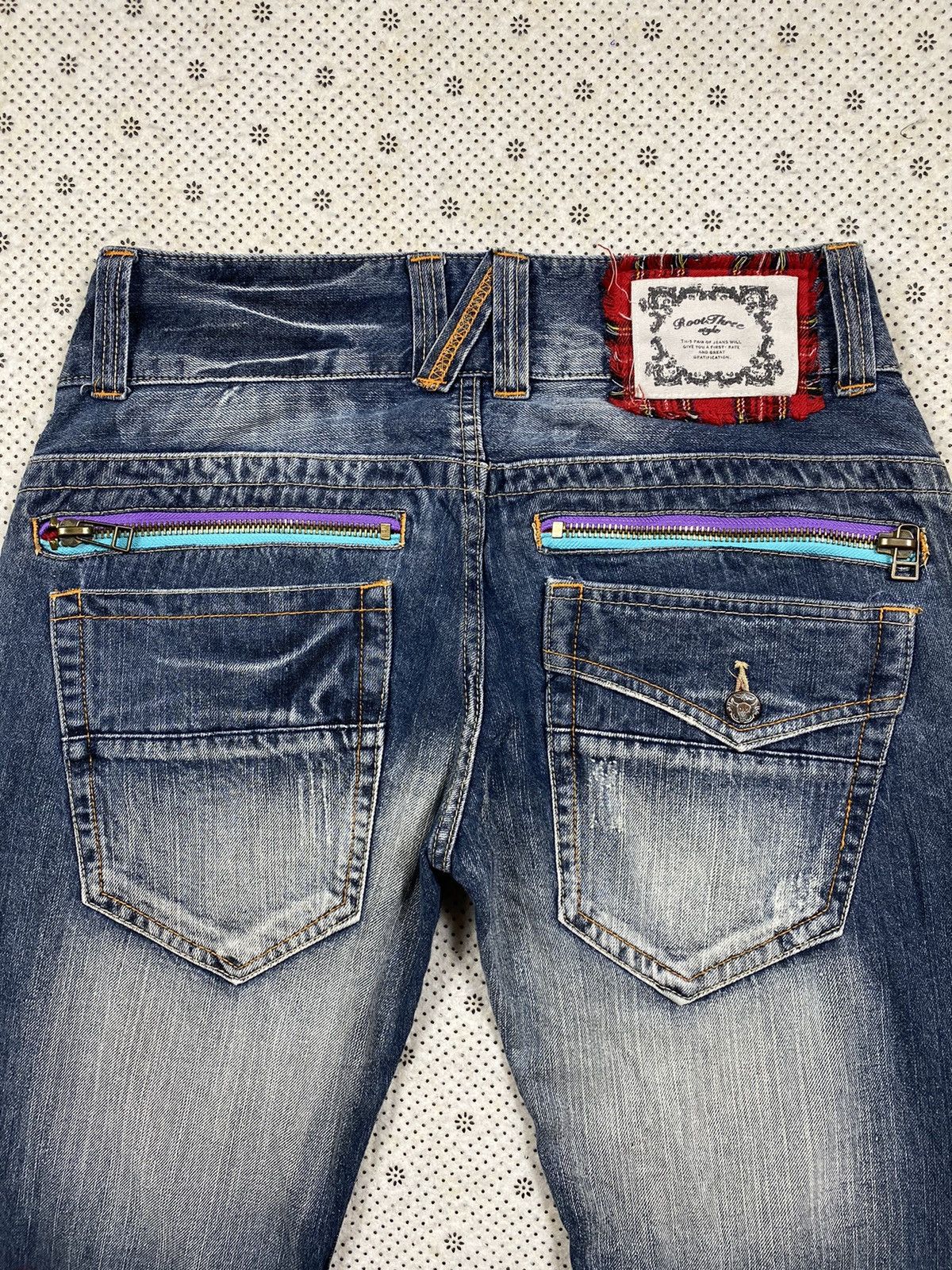 Hysteric Glamour Distressed Denim By Root Three Style Denim Size US 33 - 6 Thumbnail