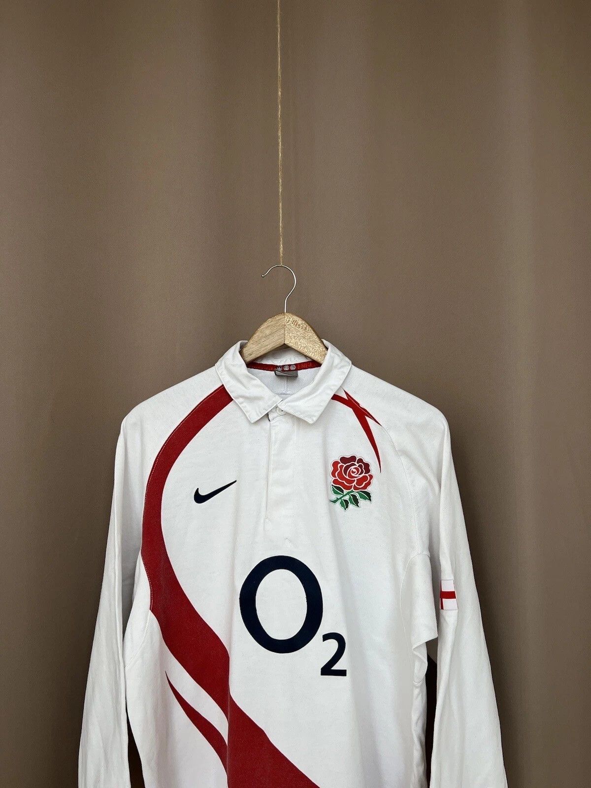 Nike Nike England 2007/2009 Rugby Shirt Mens Size L/XL Vintage Size US XL / EU 56 / 4 - 2 Thumbnail