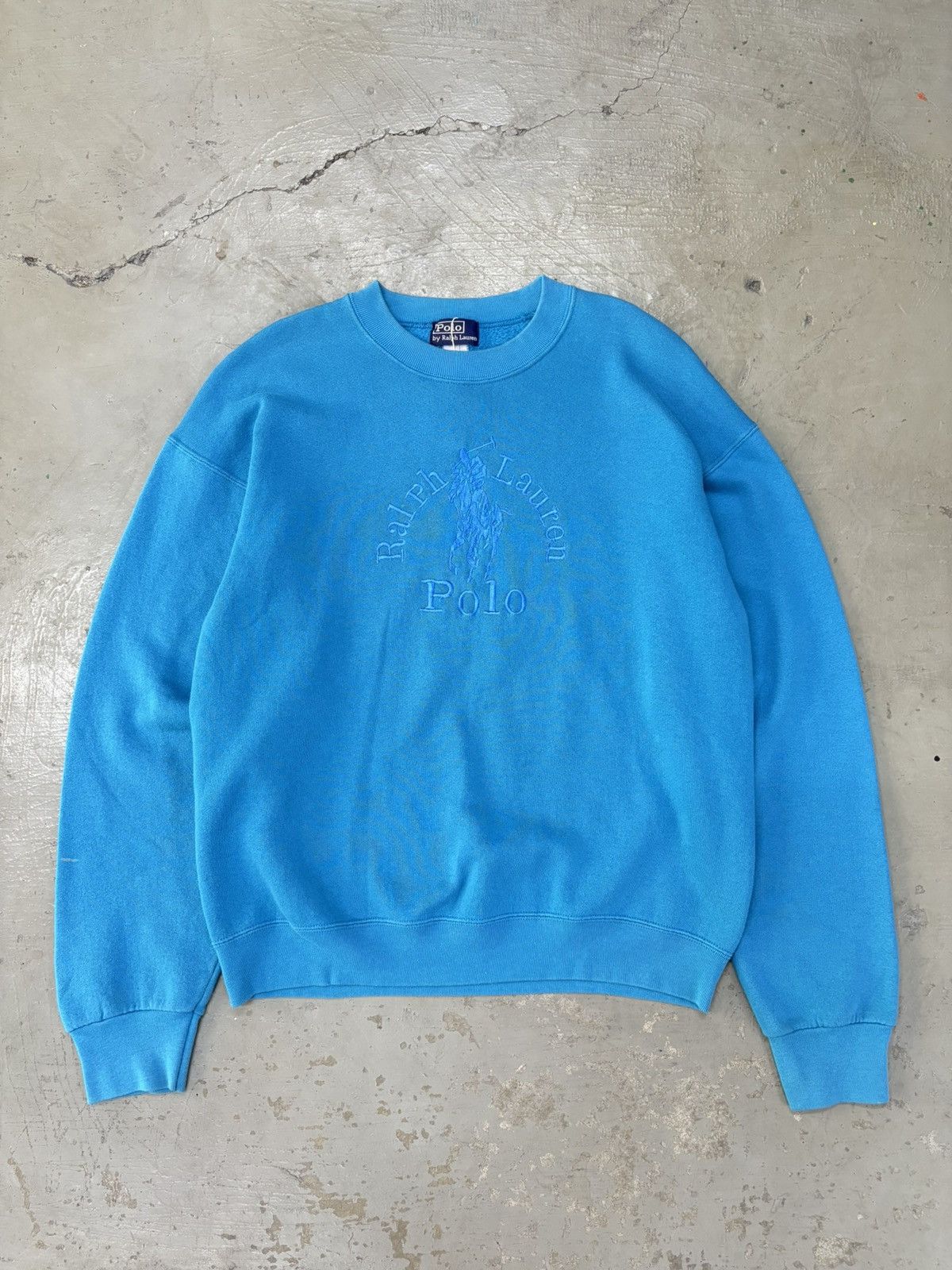 Polo Ralph Lauren × RRL Ralph Lauren × Ralph Lauren Vintage Polo Ralph Lauren Sweatshirt Embroidered Sweater Size US L / EU 52-54 / 3 - 1 Thumbnail