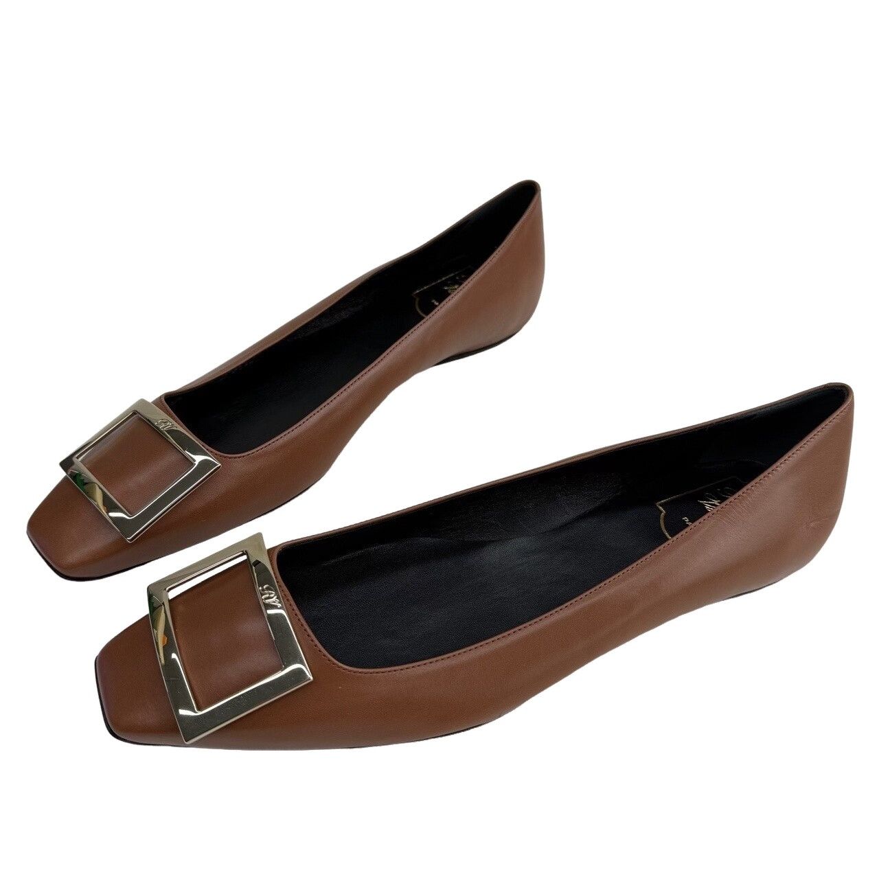 Roger Vivier Roger Vivier Trompette Buckle Leather Flats Size 42 Size US 12 / IT 42 - 1 Thumbnail