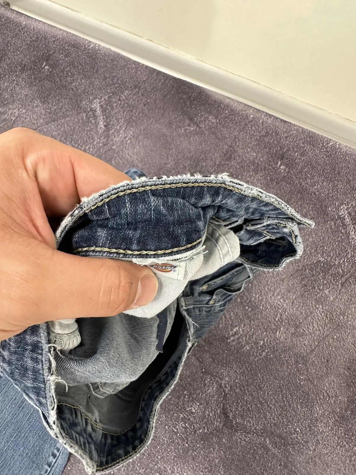 Dickies × Vintage Vintage Dickies Y2K Blue Denim Hype Flared Jeans Size US 32 / EU 48 - 8 Thumbnail