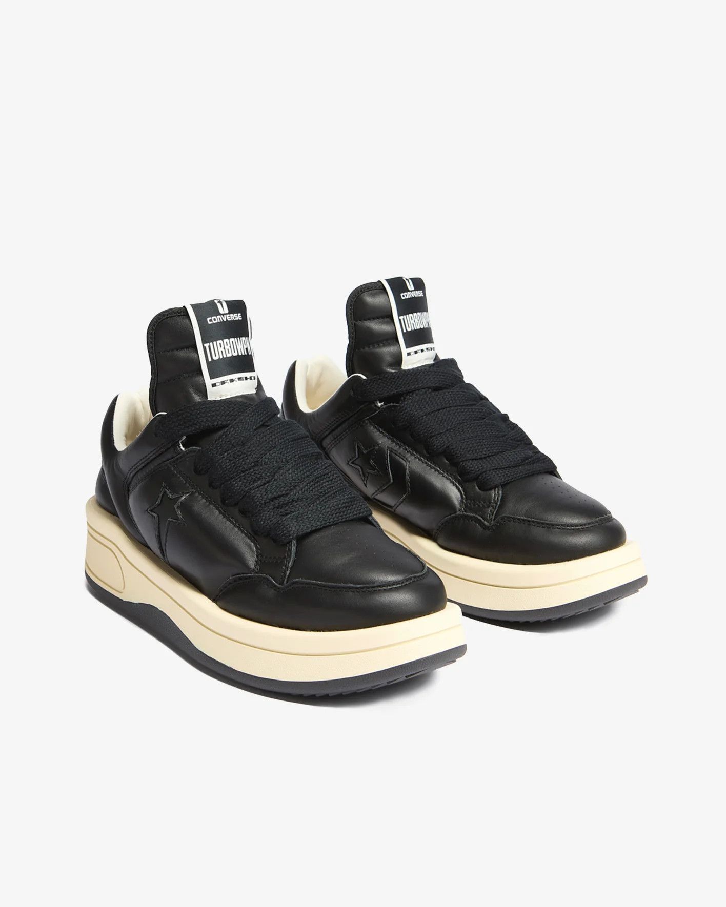 Converse × Rick Owens Drkshdw Rick Owens Converse Turbowpn Low in Black Size US 7 / EU 40 - 2 Thumbnail