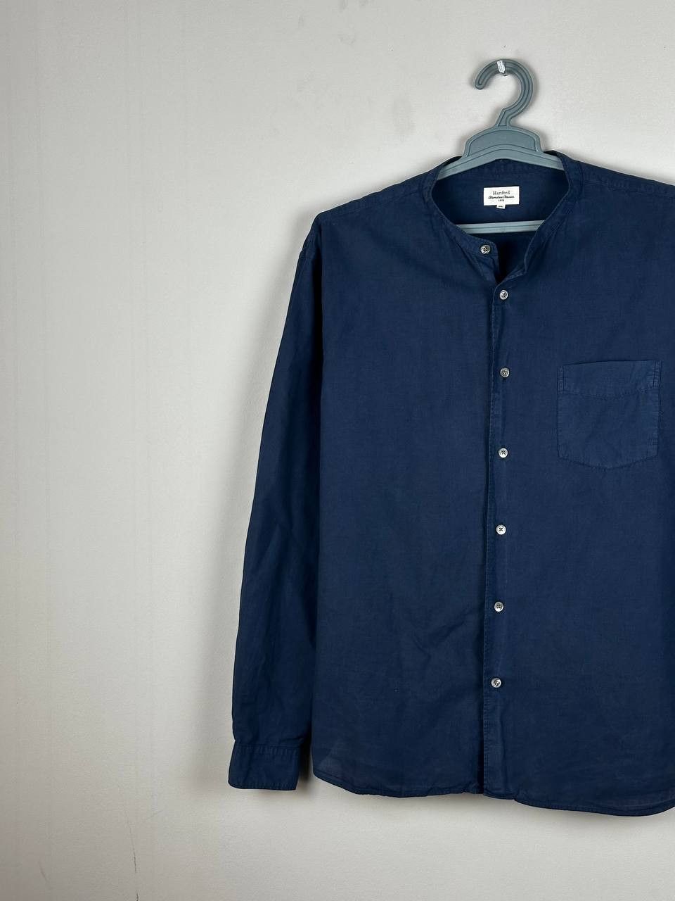 Hartford Hartford Scandinavian Stand Collar Navy Shirts Size: XXL Size US XXL / EU 58 / 5 - 2 Thumbnail