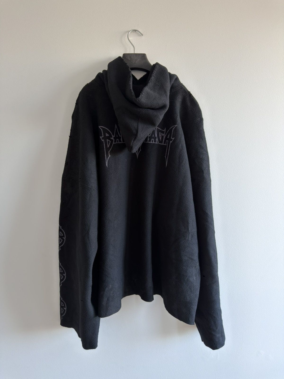 Balenciaga *RARE* FLEECE PARIS HALF MOON BALENCIAGA DEMNA POLAR Size US XL / EU 56 / 4 - 10 Thumbnail
