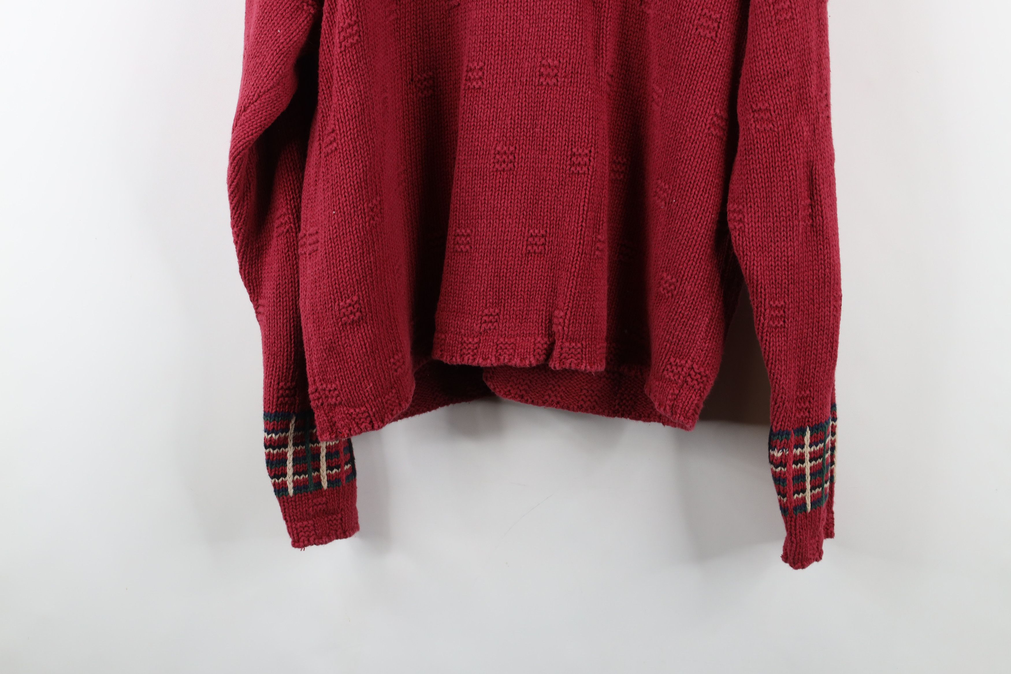 Vintage Vintage 90s Streetwear Christmas Snowman Cardigan Sweater Size L / US 10 / IT 46 - 13 Thumbnail