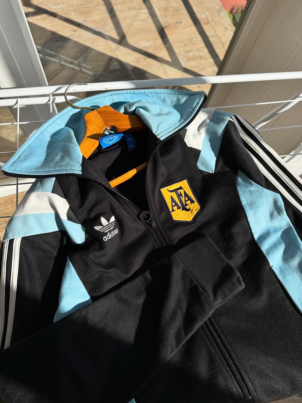 Adidas × Vintage Vintage adidas Argentina soccer track jacket logo size S Size US S / EU 44-46 / 1 - 3 Thumbnail