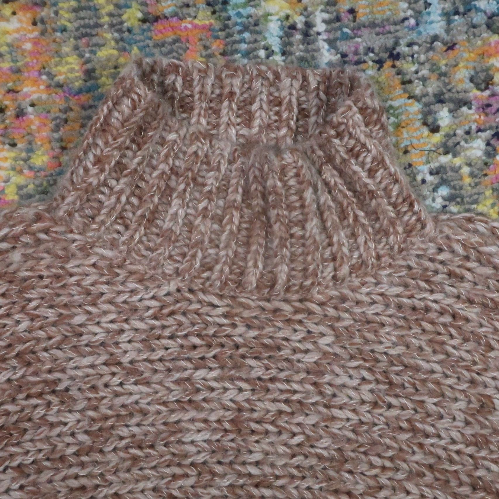 Banana Republic Banana Republic Sweater Womens L Brown Wool Cable Knit Turtleneck Pullover Long Sleeve Casual Fall Winter Vintage No Size L / US 10 / IT 46 - 6 Thumbnail
