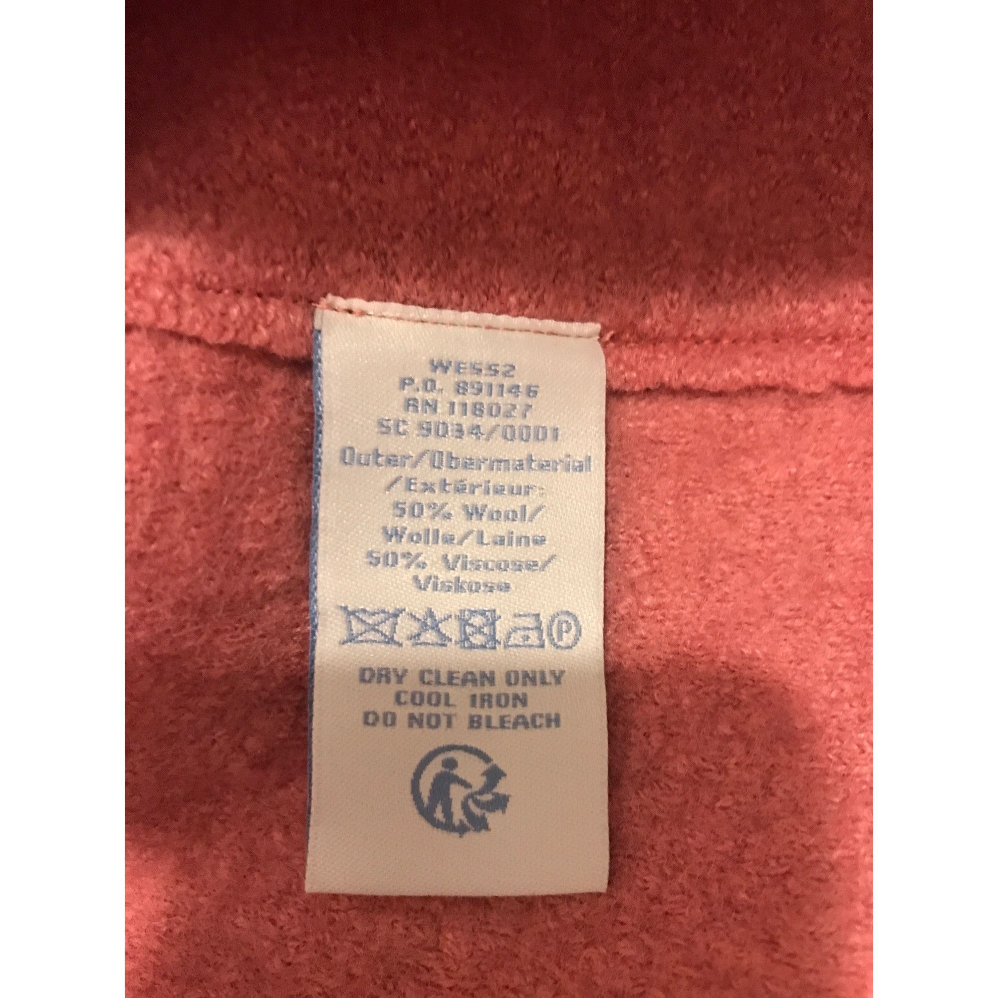 Boden Boden Women's Pink Rose Longline Wool Trench Winter Coat Size XL / US 12-14 / IT 48-50 - 8 Thumbnail