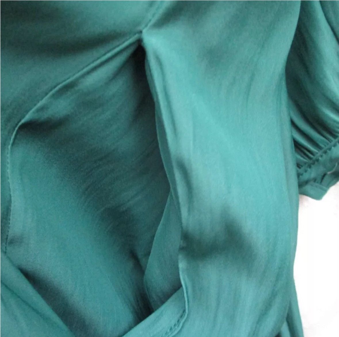 Maje emerald green mini dress