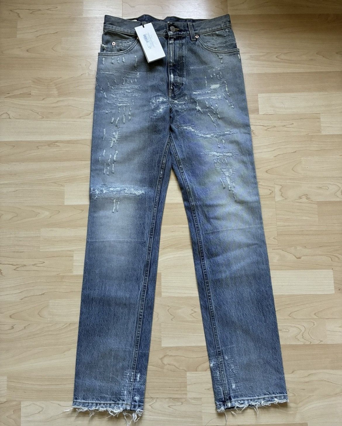 Gucci Gucci Distressed Slim Fit Jeans Size US 30 / EU 46 - 1 Thumbnail