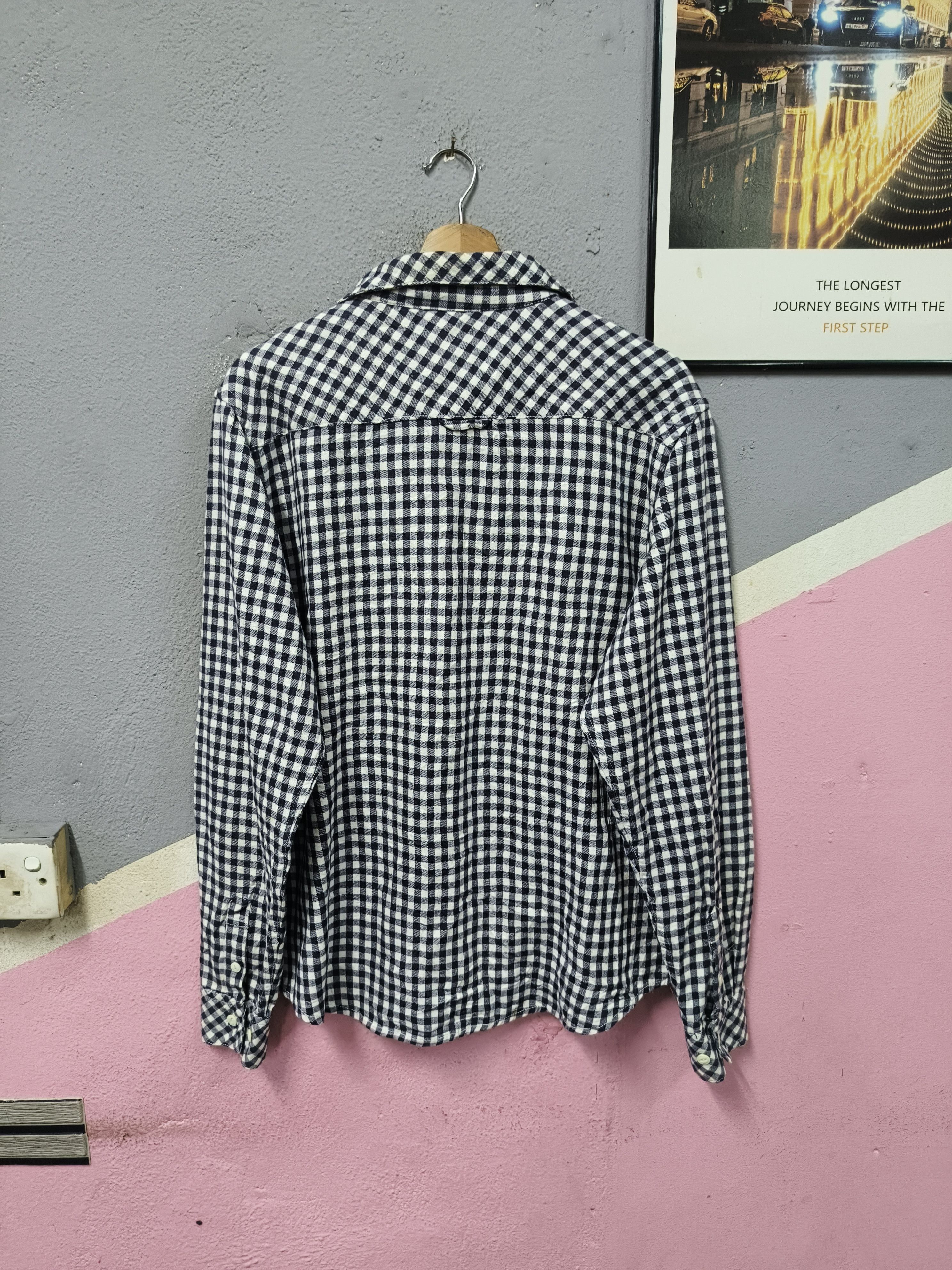 Japanese Brand Billvan rubbber soul plaid shirt button up Size US M / EU 48-50 / 2 - 5 Thumbnail