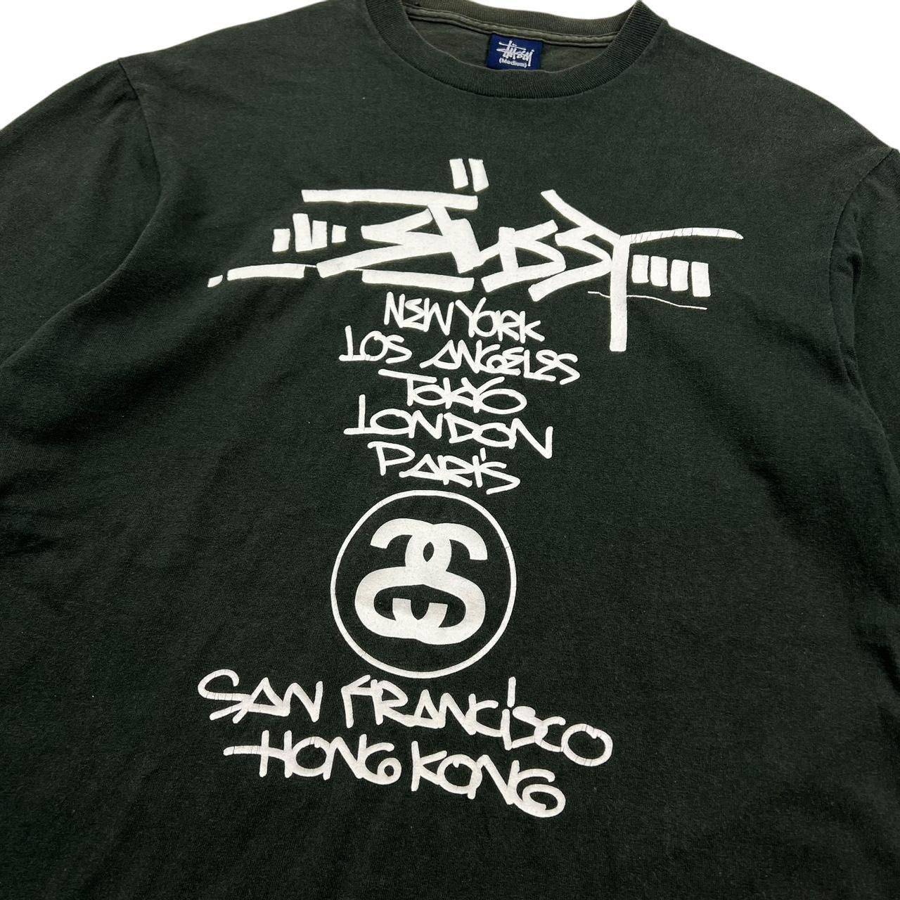 Stussy Vintage 2000s Stussy World Tour Customade T-Shirt - Medium Size US M / EU 48-50 / 2 - 3 Thumbnail