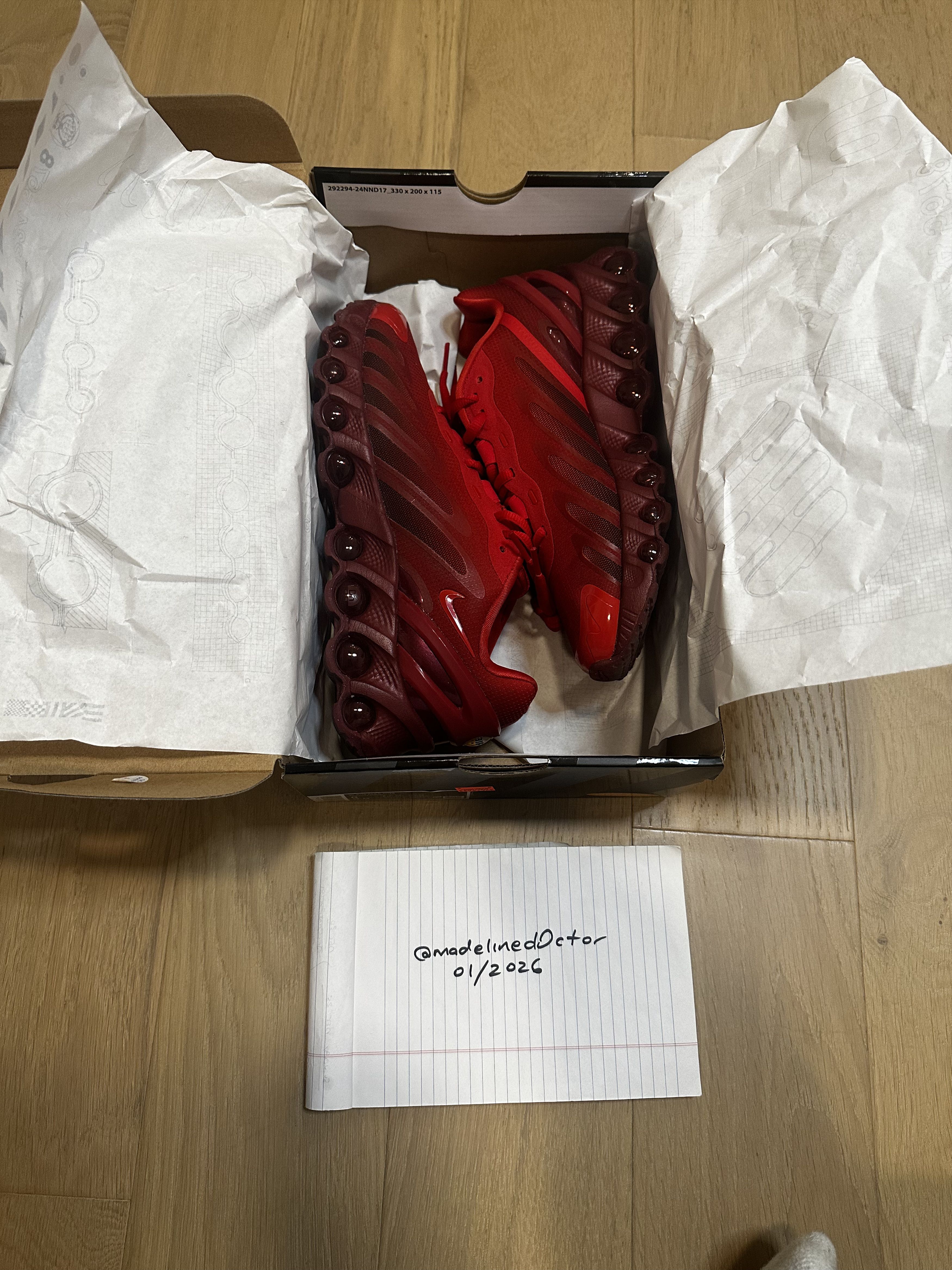 Nike Nike Air Max Dn8 - US M6/W8 - University Red Size US 8 / IT 38 - 1 Thumbnail
