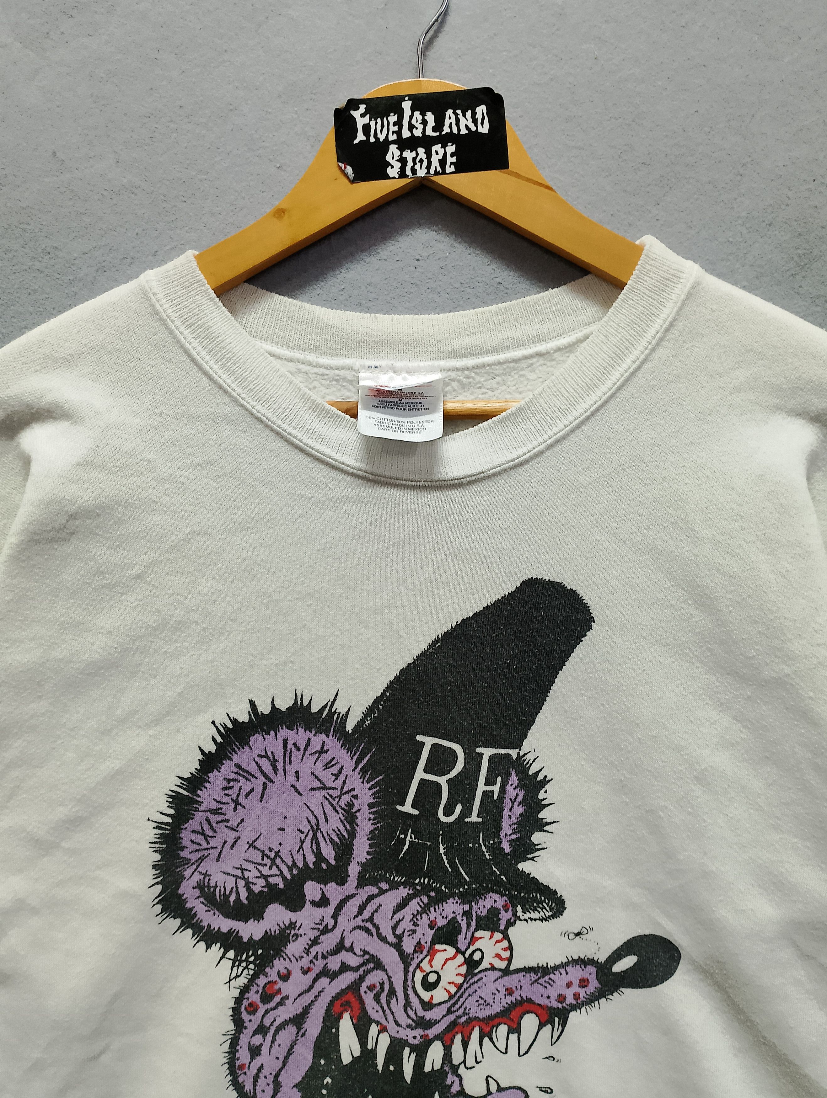 Vintage Vintage Rat Fink Sweatshirt Ed “Big Daddy” Roth 1993 Size US M / EU 48-50 / 2 - 9 Thumbnail