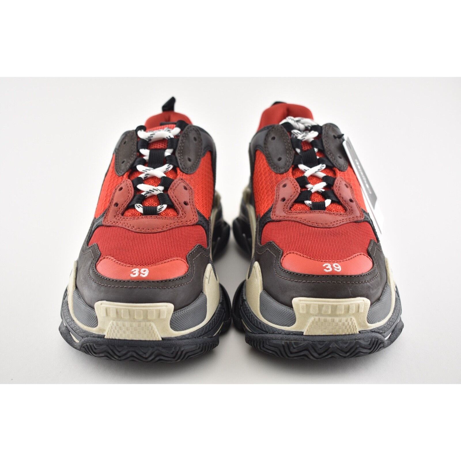 Balenciaga Balenciaga Triple S Black Red Bred Speed Flat Sneaker Size US 6 / EU 39 - 4 Thumbnail