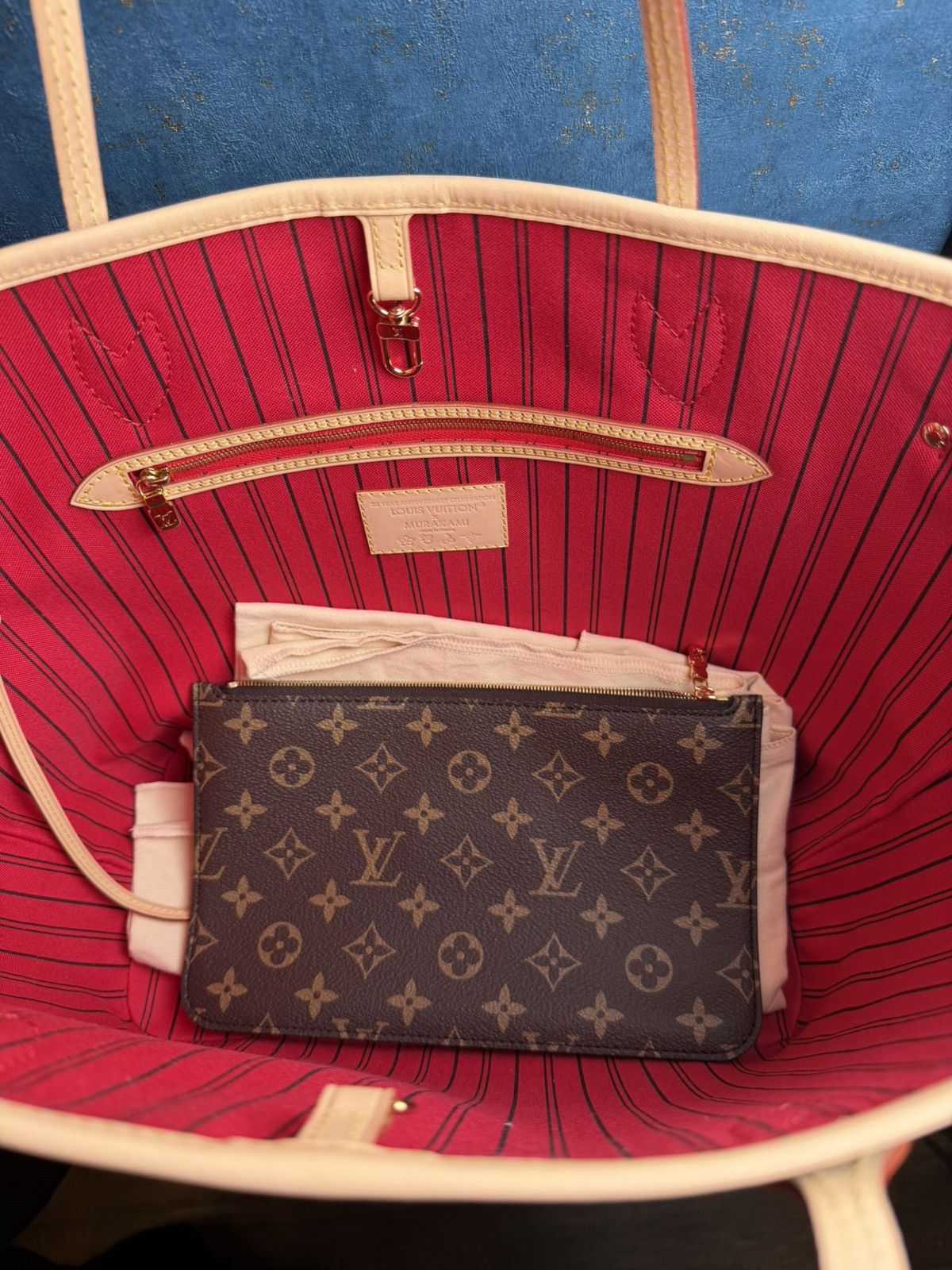 Louis Vuitton × Takashi Murakami Louis Vuitton X Takashi Murakami Cherry Neverfull Size ONE SIZE - 8 Thumbnail