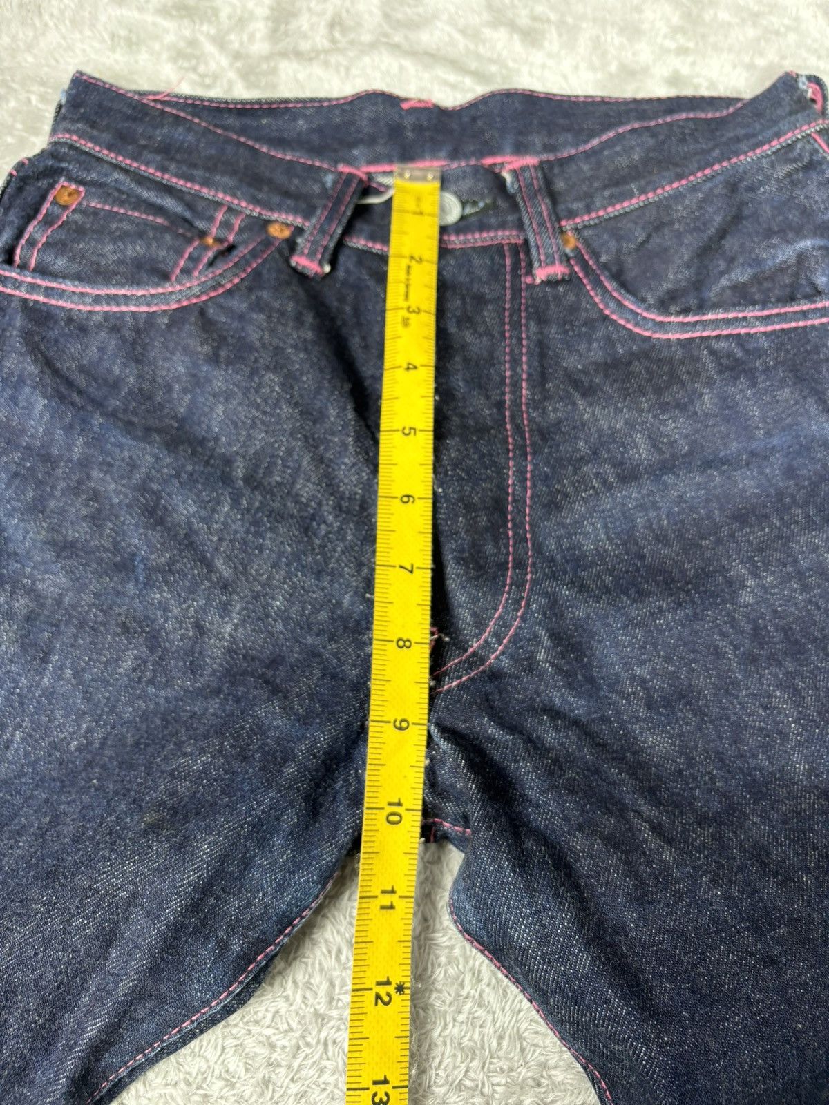 Evisu Evisu Pink Daicock Denim. S058 Size 26" / US 2 / IT 38 - 11 Thumbnail