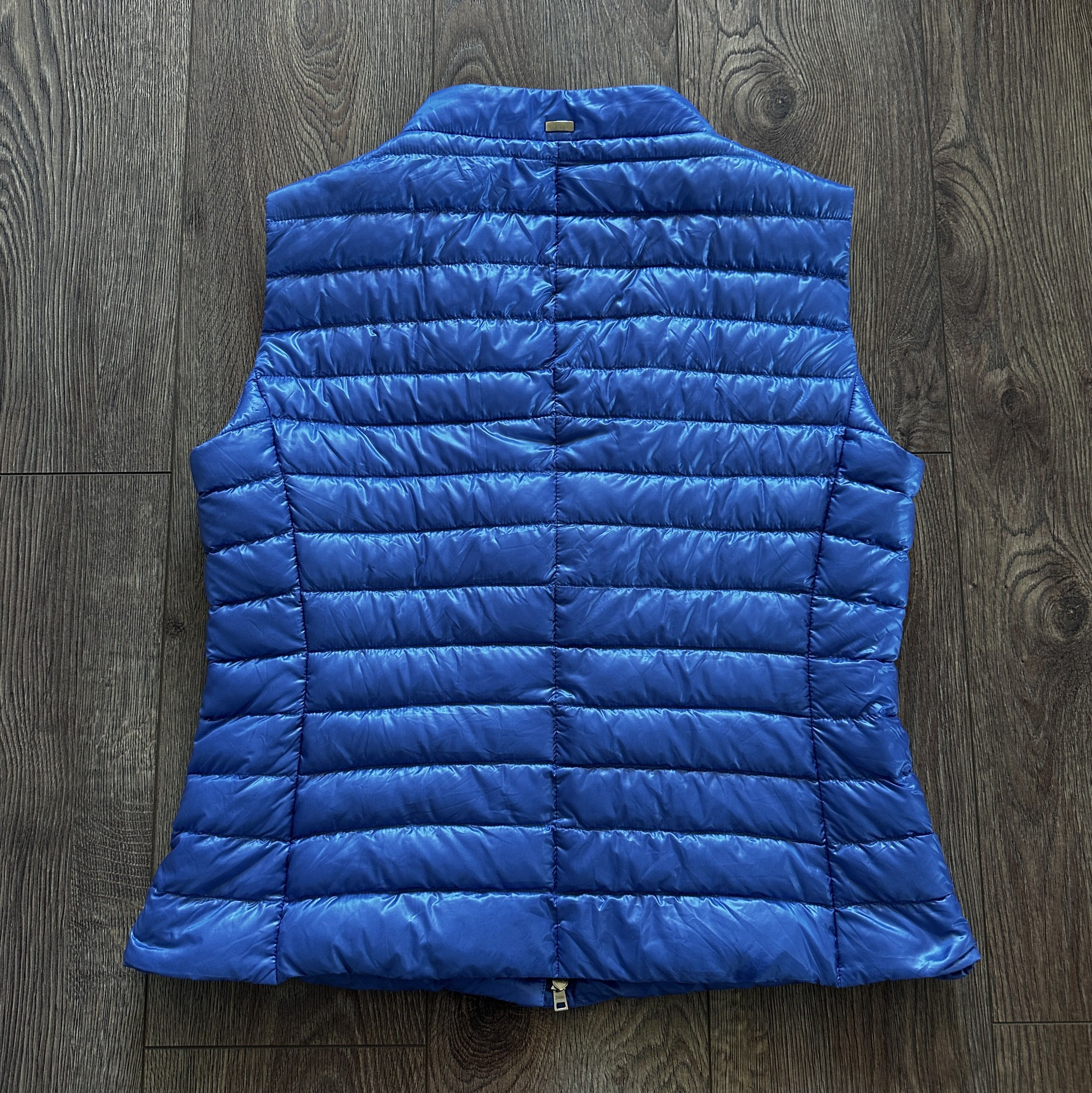 Herno HERNO Full Zip Quilted Down Vest Blue Luxury Brand Fashion Size L / US 10 / IT 46 - 13 Thumbnail