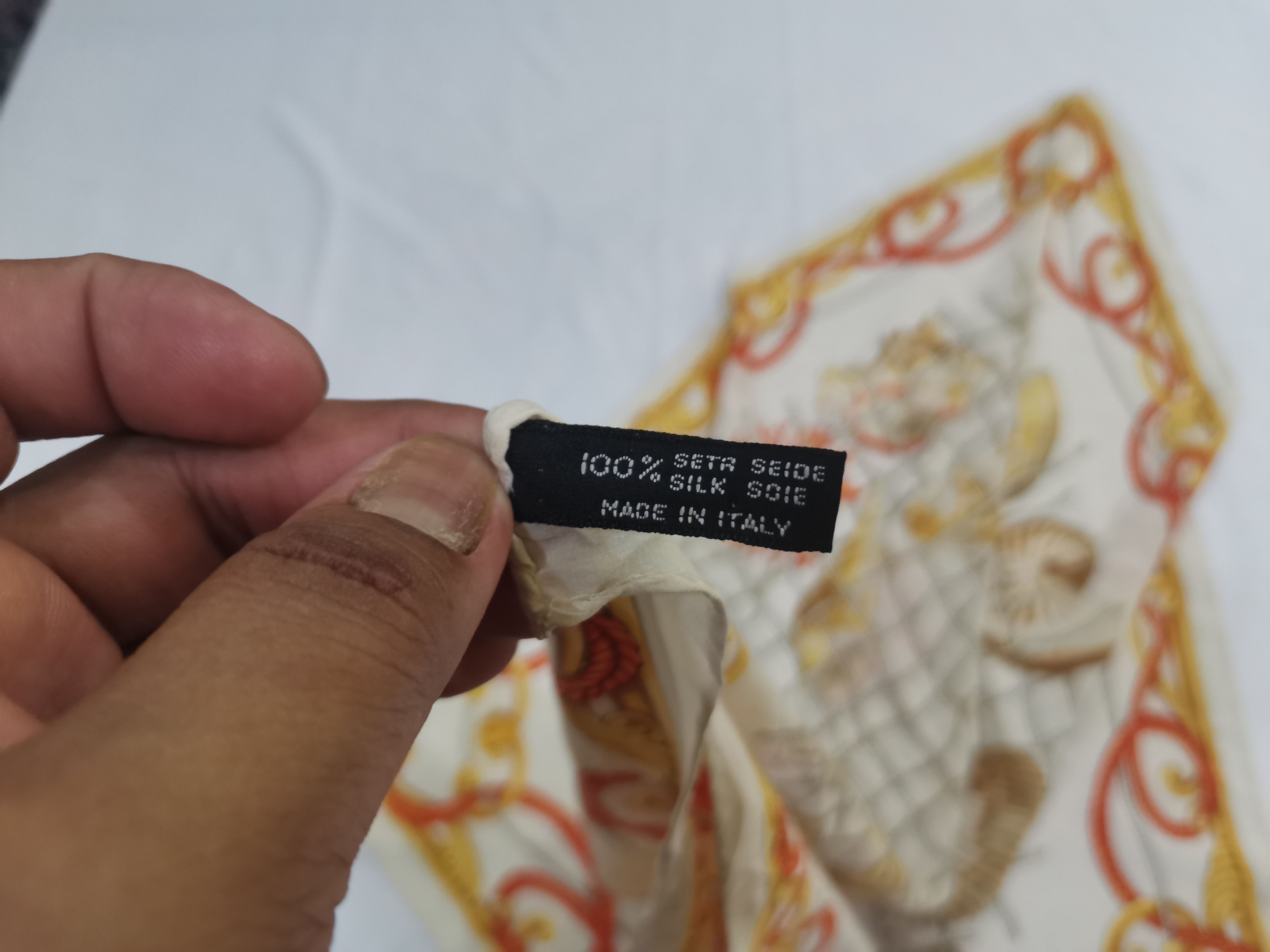 Vintage Rare vintage Italian designer scarves luxury design Size ONE SIZE - 4 Thumbnail