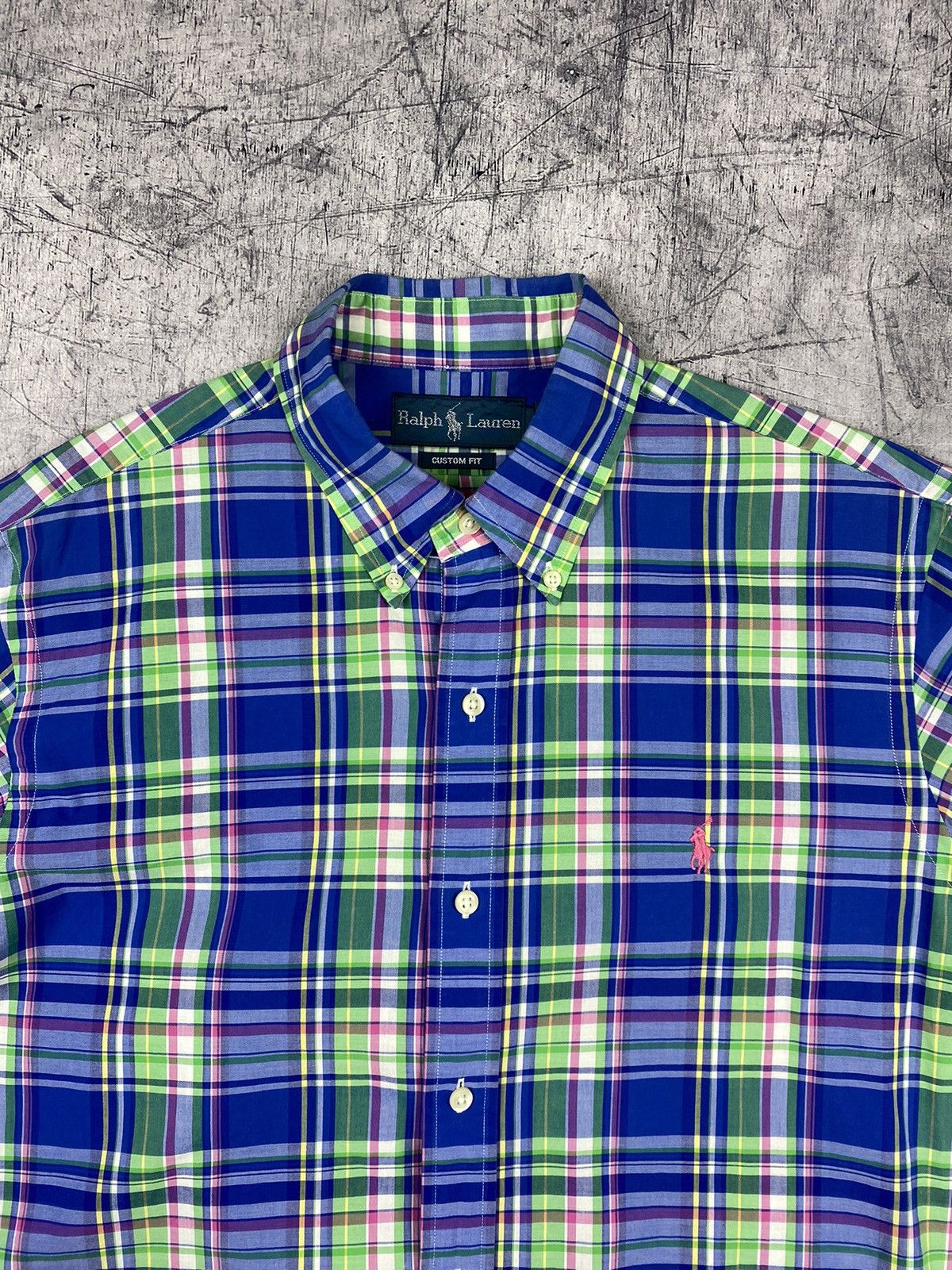 Polo Ralph Lauren × Vintage Vintage 90s Polo Ralph Lauren Button Up Shirt Size US M / EU 48-50 / 2 - 5 Thumbnail