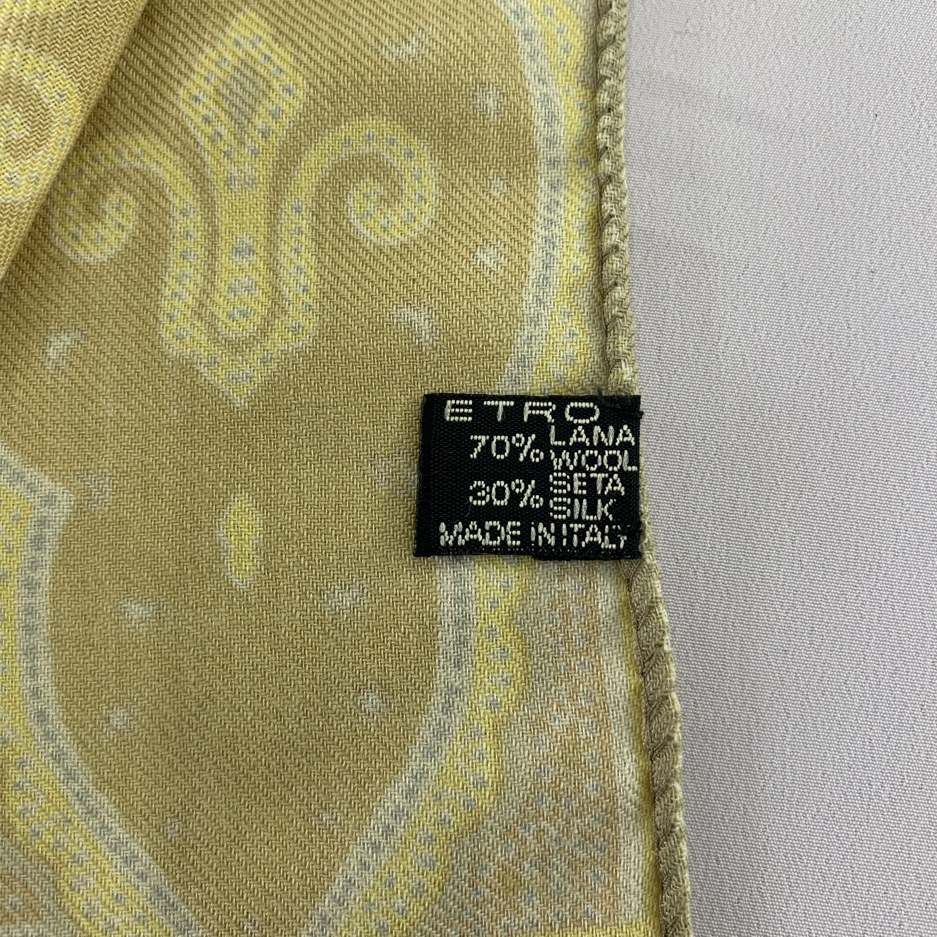 Etro Etro Scarf Wool Silk Muffler Neck Wrap BL4150 Size ONE SIZE - 4 Thumbnail