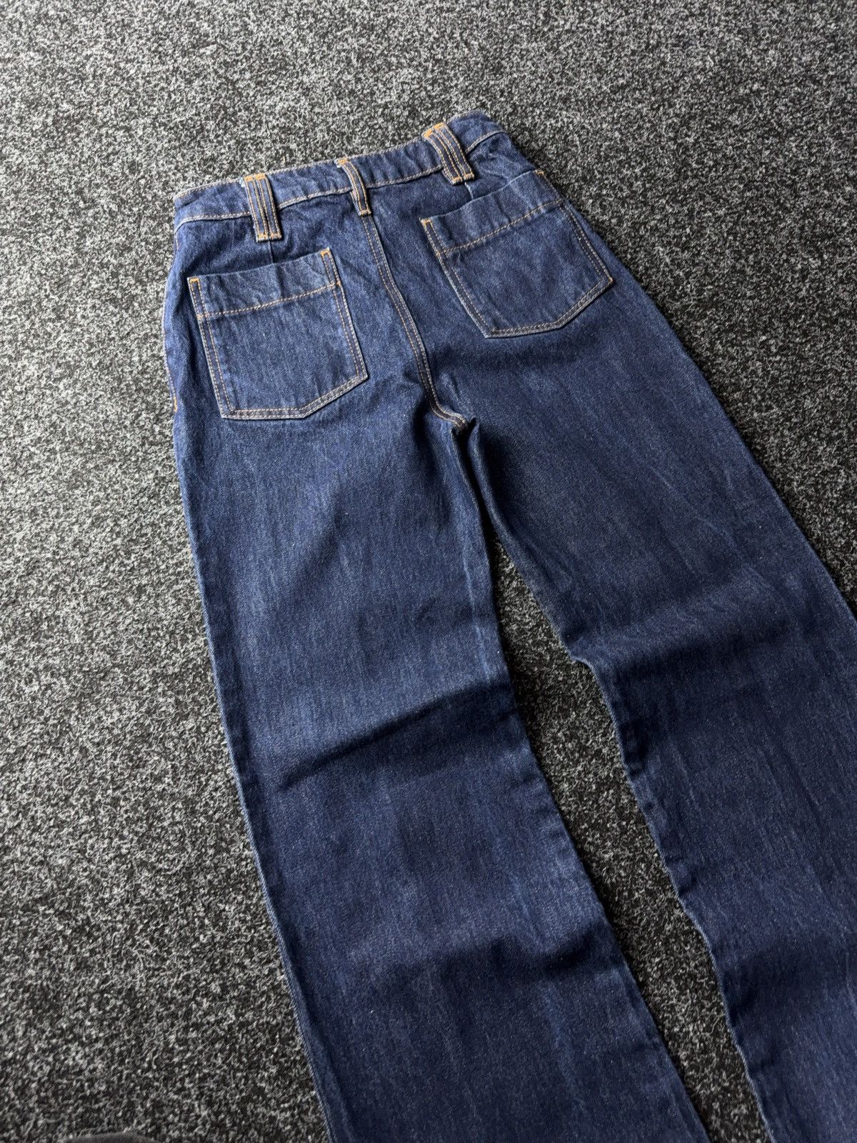 Sezane Luxury Designer 00s Retro Sezane Flared denim pants jeans Size 26" / US 2 / IT 38 - 10 Thumbnail