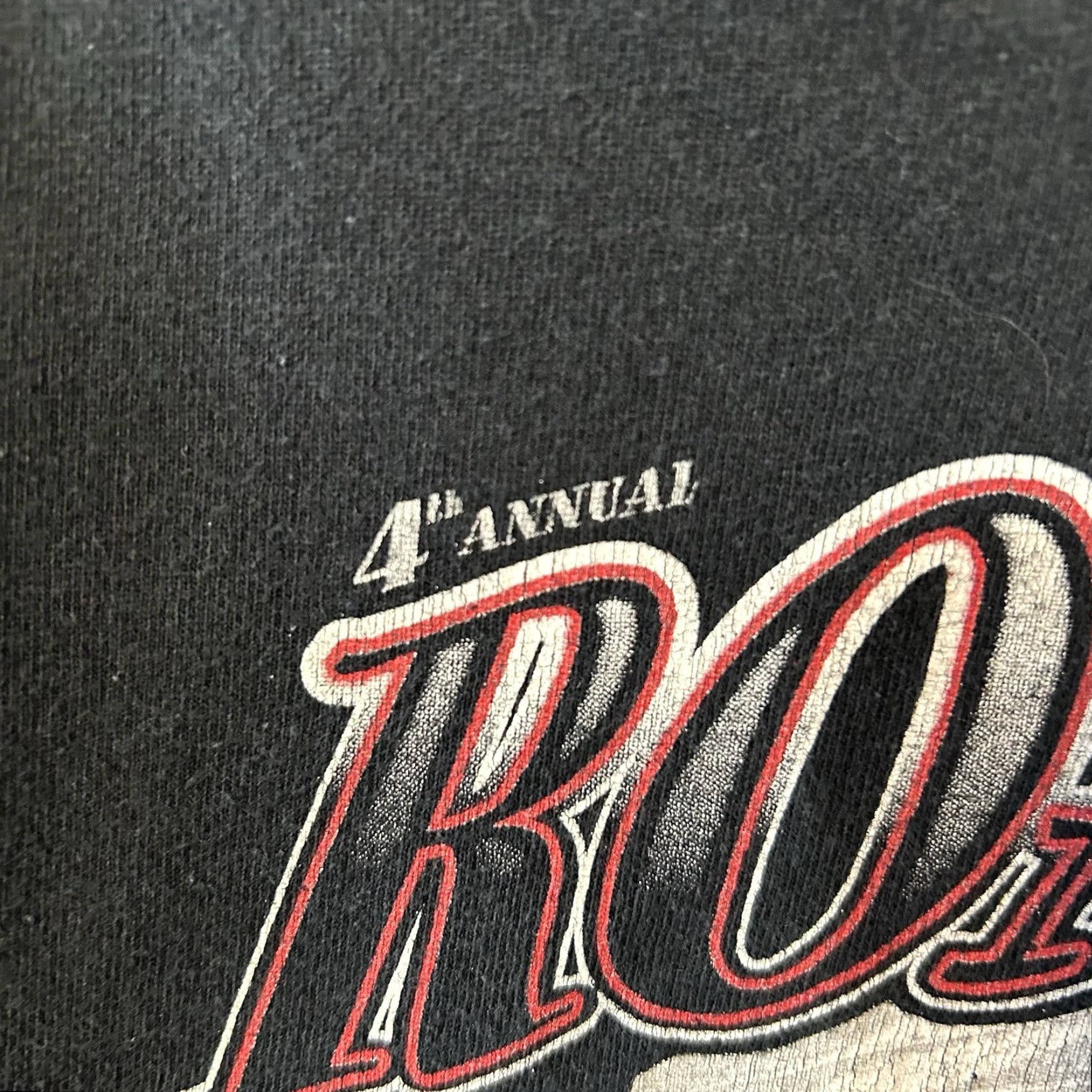 Gildan VINTAGE Roar On The Shore Motorcycle Rally 2010 Shirt Men 2XL Black Graphic Tee Harley Biker Gildan Ultra Cotton Size US XXL / EU 58 / 5 - 3 Thumbnail