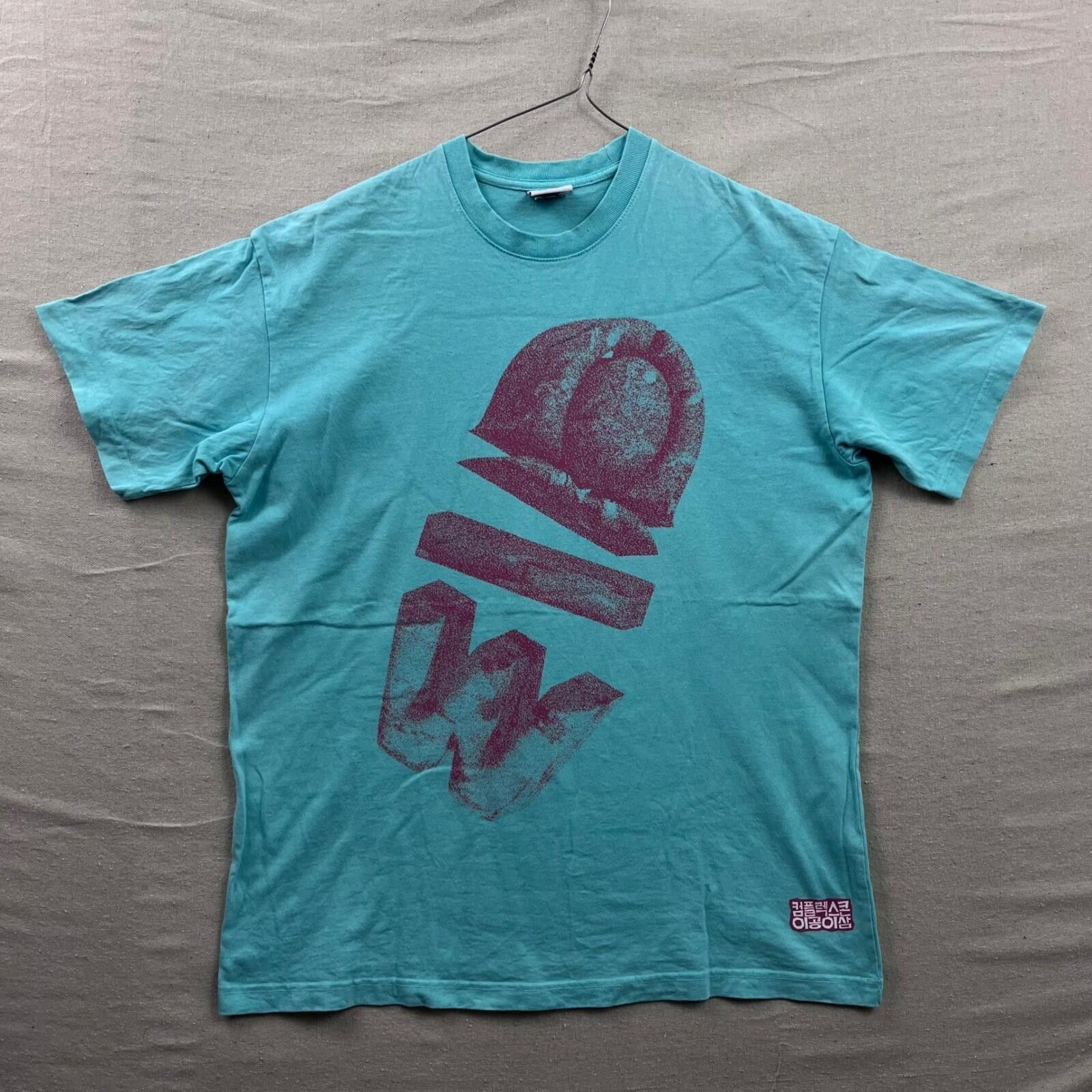 Other WhoJungWoo x Kasina Teal Graphic T-Shirt Men Medium Made in Size US M / EU 48-50 / 2 - 1 Thumbnail