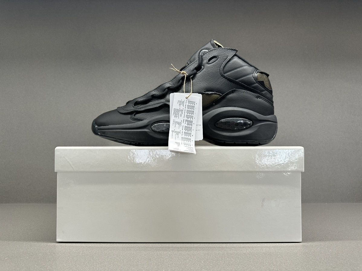 Maison Margiela × Reebok Reebok Question Mid Maison Margiela Memory Of Black Size US 8.5 / EU 41-42 - 2 Thumbnail