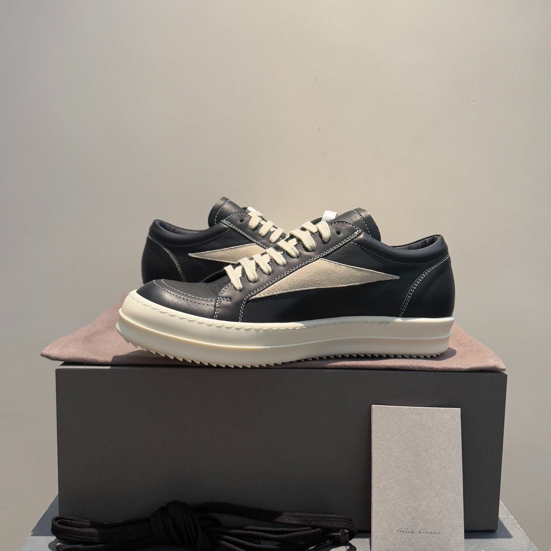 Rick Owens rick owens Mainline black and white cowhide shoes 2501-Next Size US 8 / EU 41 - 4 Thumbnail