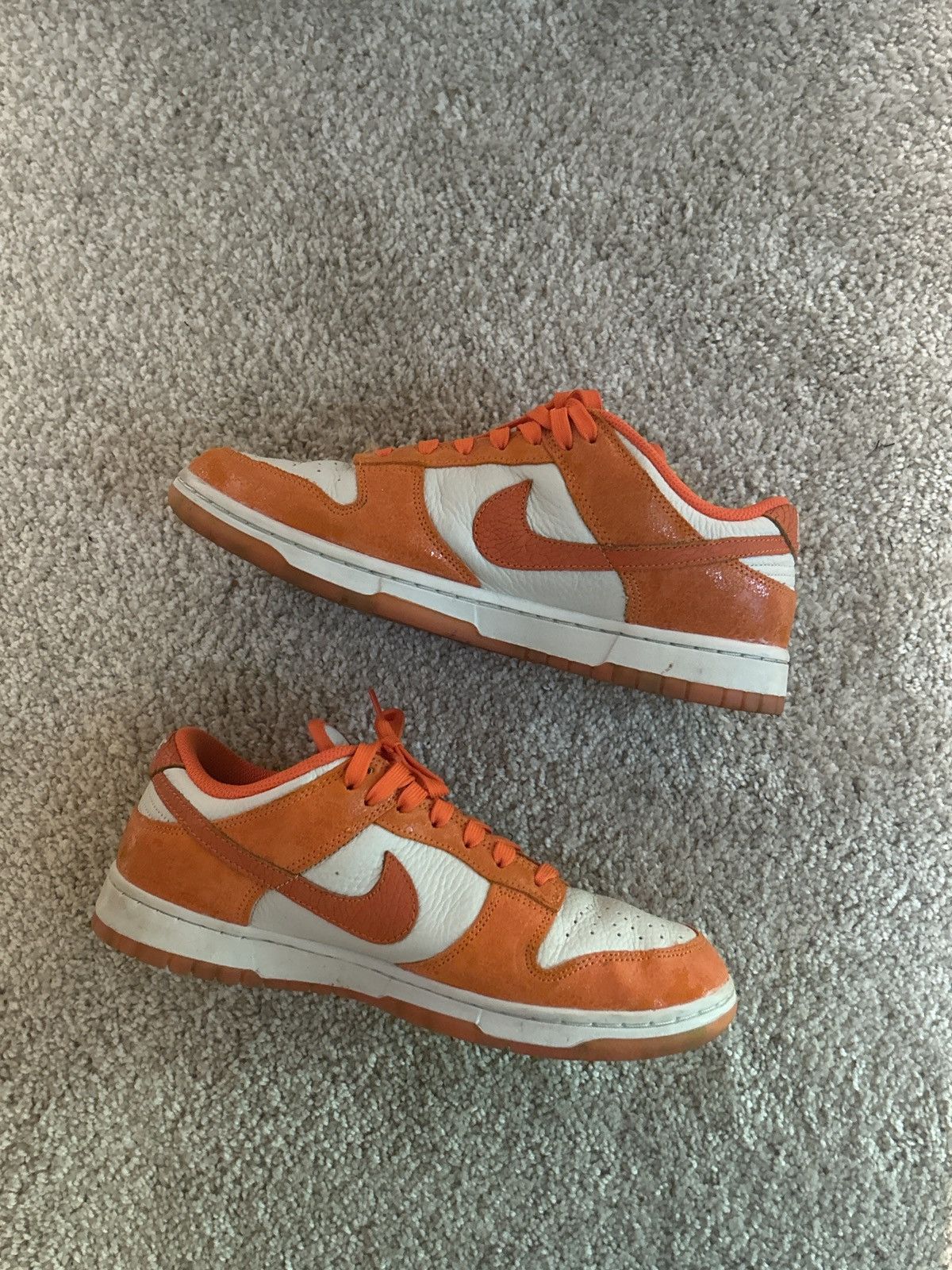 Nike Nike Dunk Low Cracked Orange Dunks Size US 9.5 / EU 42-43 - 1 Thumbnail