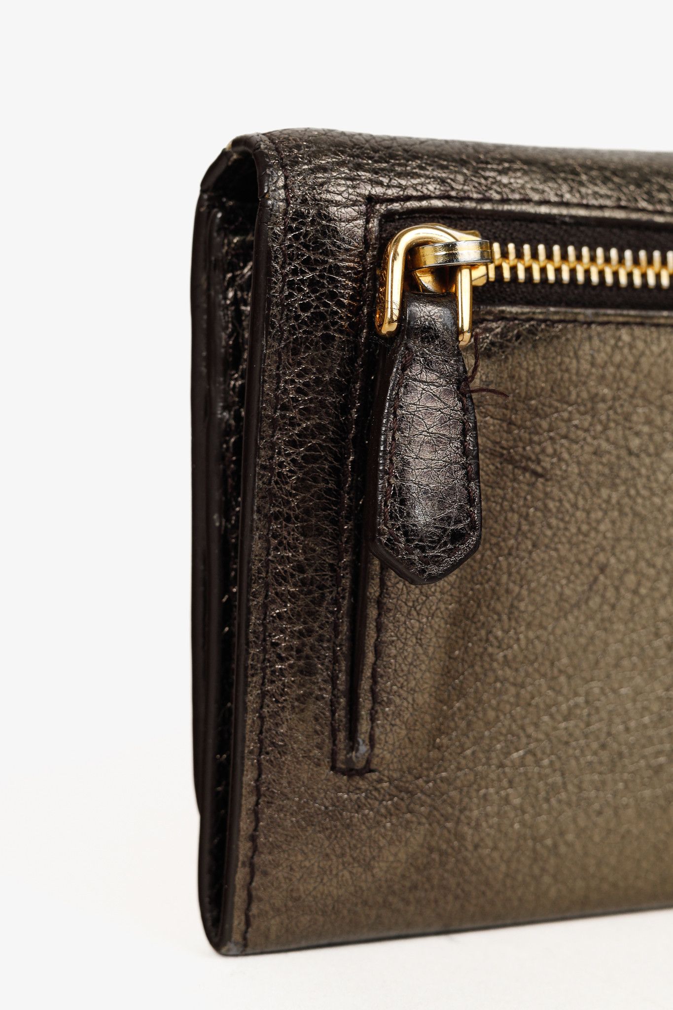 Prada Prada Piombo Vitello Daino Antik Leather Wallet Size ONE SIZE - 6 Thumbnail