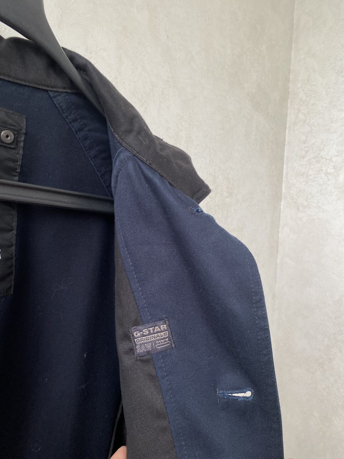G-Star G-Star Raw Garber Navy Military Cotton Trench Coat Jacket Size US M / EU 48-50 / 2 - 14 Thumbnail
