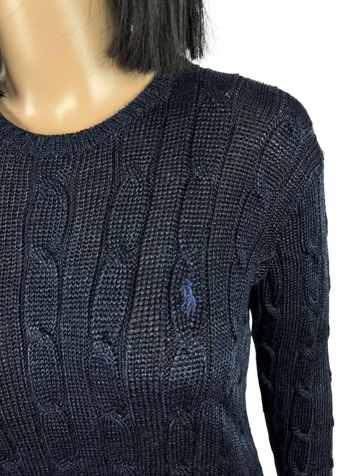 Polo Ralph Lauren Polo Ralph Lauren Knit Sweater Cable Lurex Cotton size XS Size XS / US 0-2 / IT 36-38 - 3 Thumbnail