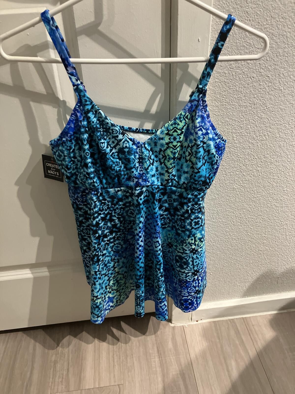 Other NWT Blue Patterned Sleeveless Dress Size M / US 6-8 / IT 42-44 - 1 Thumbnail