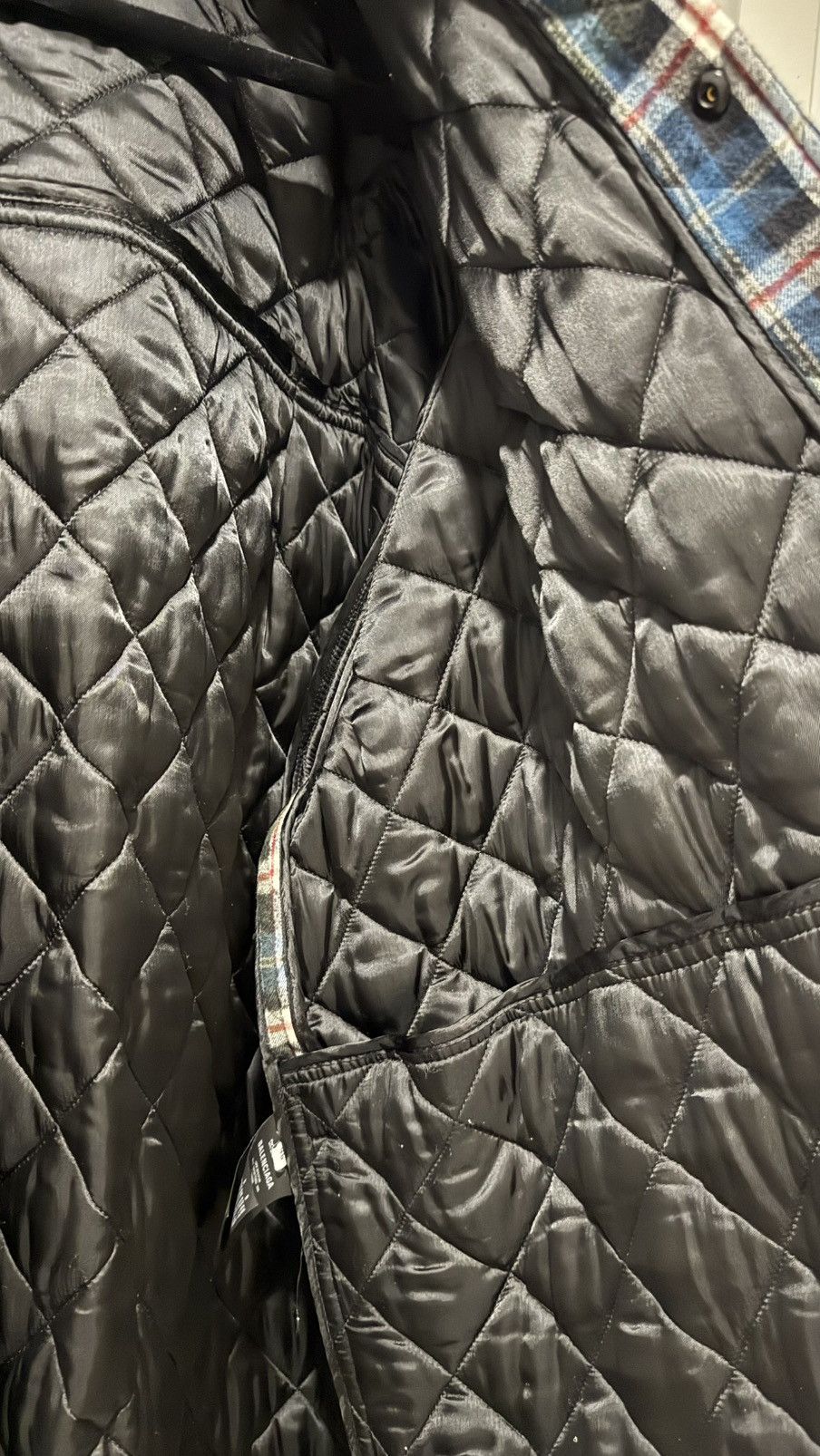 Balenciaga Balenciaga Check Pattern Padded Overshirt Size US S / EU 44-46 / 1 - 9 Thumbnail