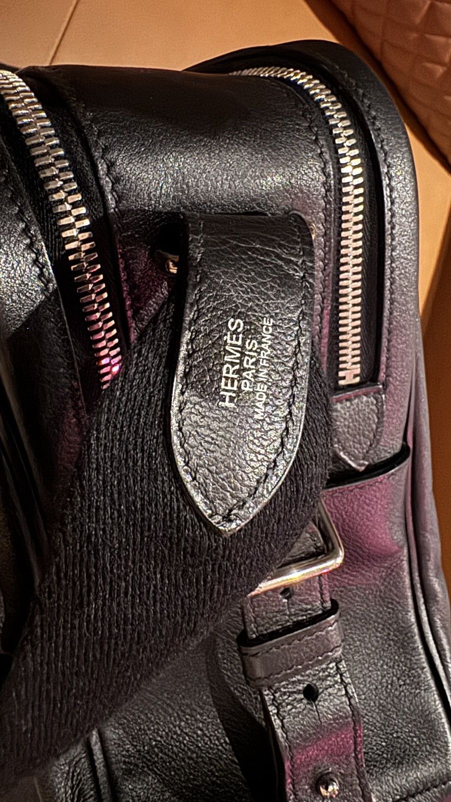 Hermes Hermes Habdo Reporter Black Shoulder Bag Size ONE SIZE - 11 Thumbnail