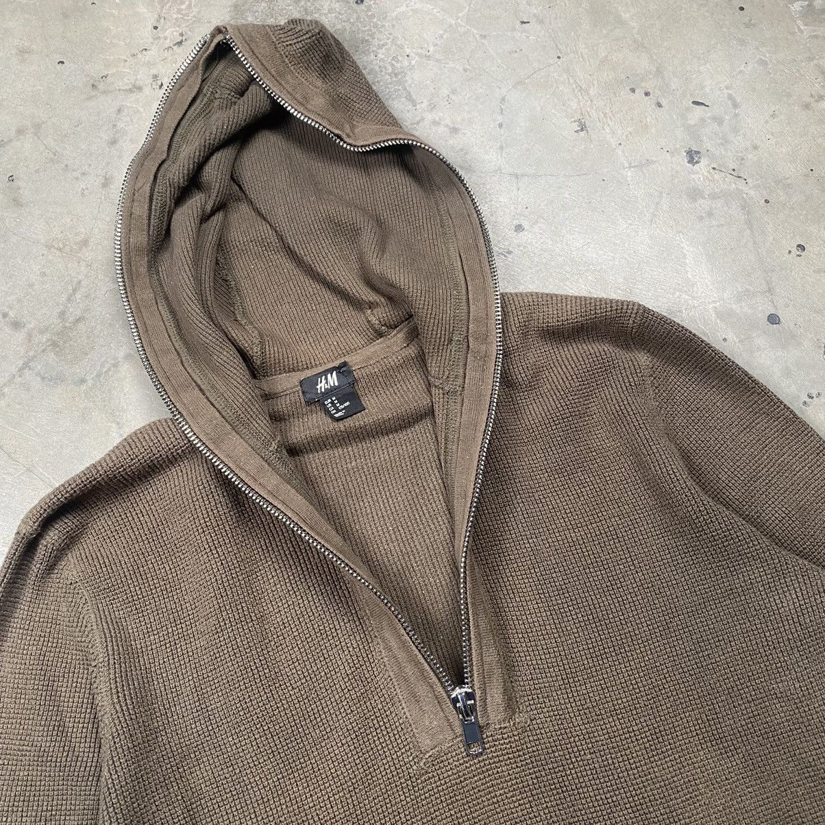 If Six Was Nine × Japanese Brand × Le Grande Bleu (L.G.B.) Rare Army Bondage Knit Sweaters Fullface Zip Up Size US M / EU 48-50 / 2 - 5 Thumbnail