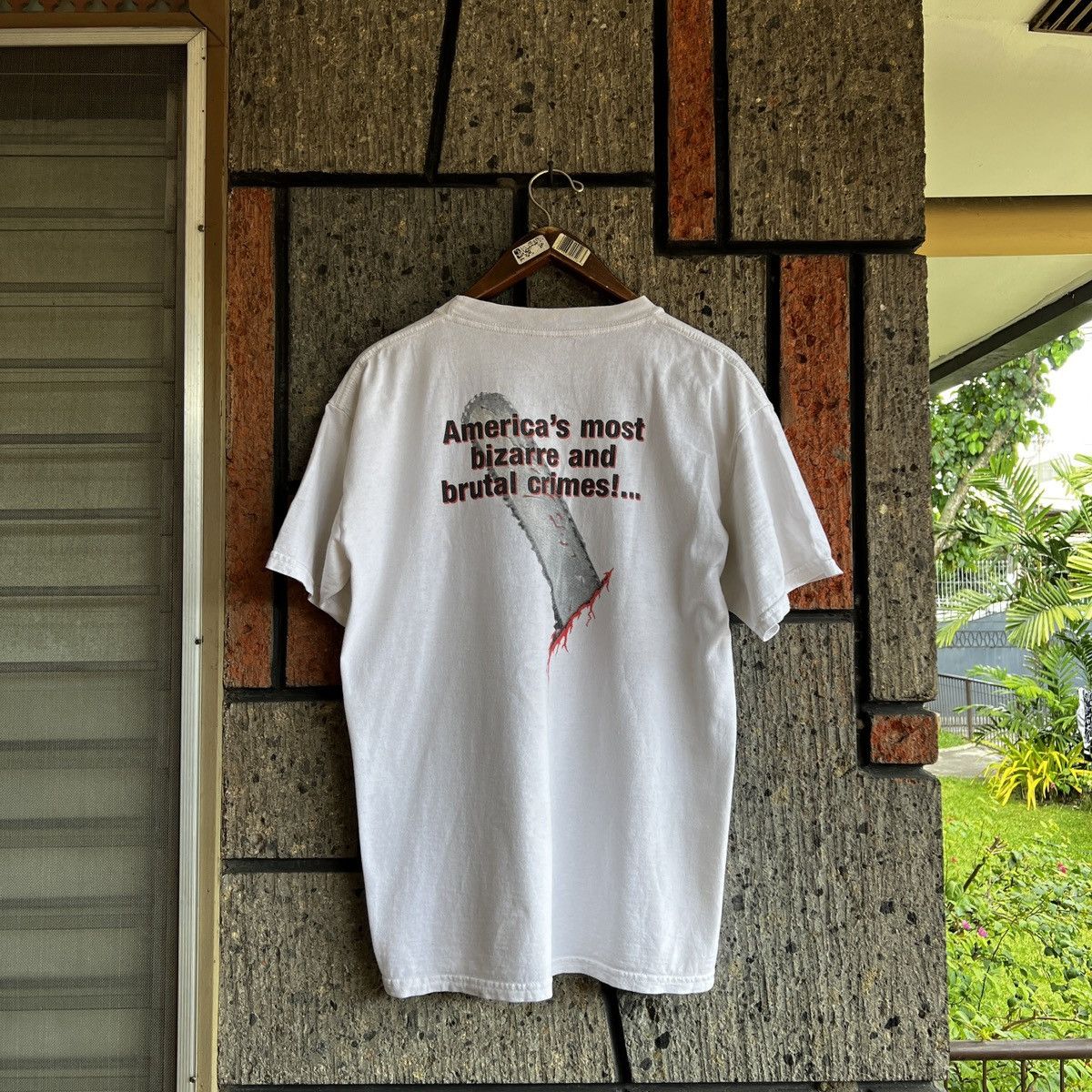 Tultex 1997 The Texas Chainsaw Massacre Horror Move Promo Tee Shirt Size US L / EU 52-54 / 3 - 7 Thumbnail