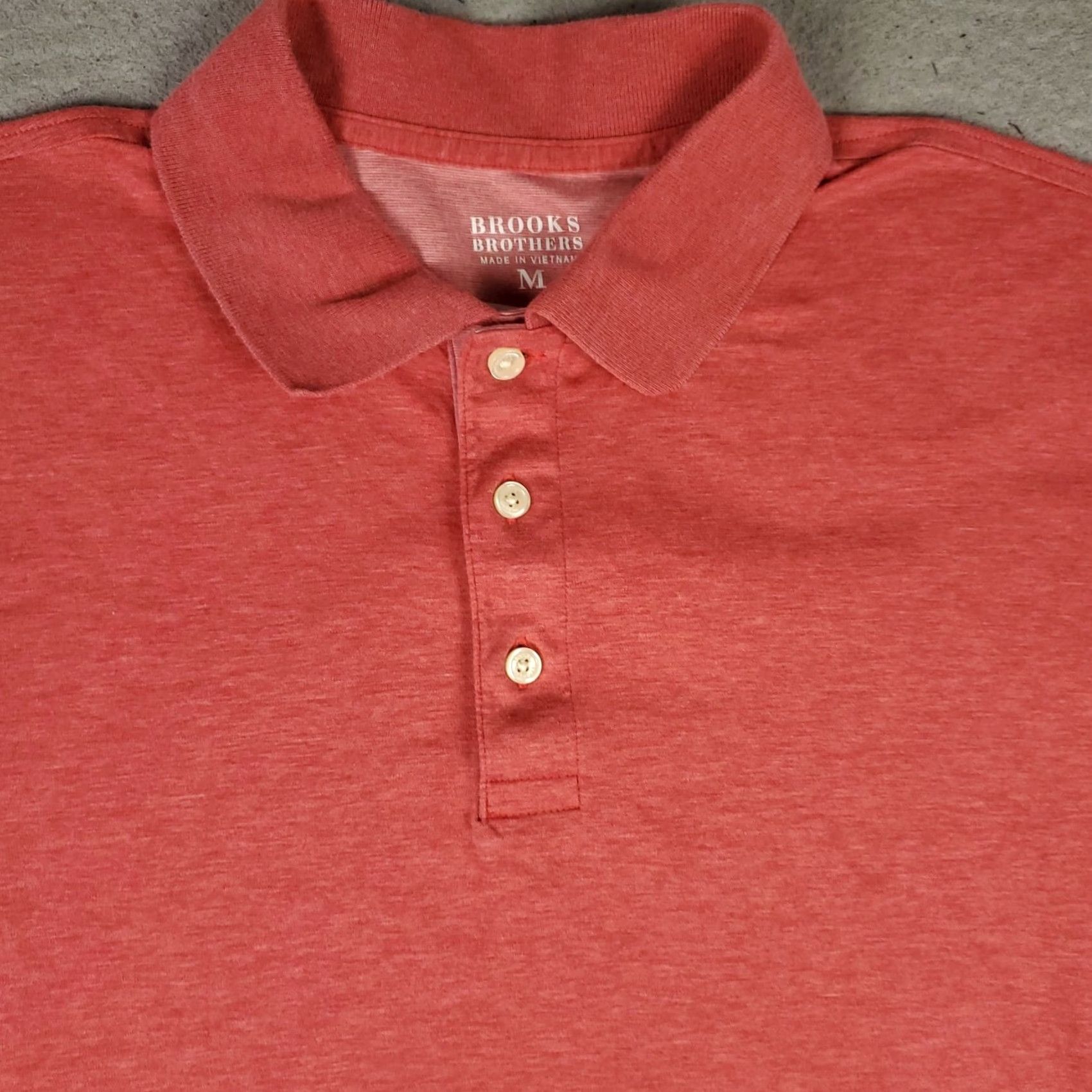 Brooks Brothers Brooks Brothers Polo Shirt Mens Size Medium Red Casual Short Sleeve Shirt Polo Mens M Red Modern Classic Preppy Sports Apparel Size US M / EU 48-50 / 2 - 2 Thumbnail