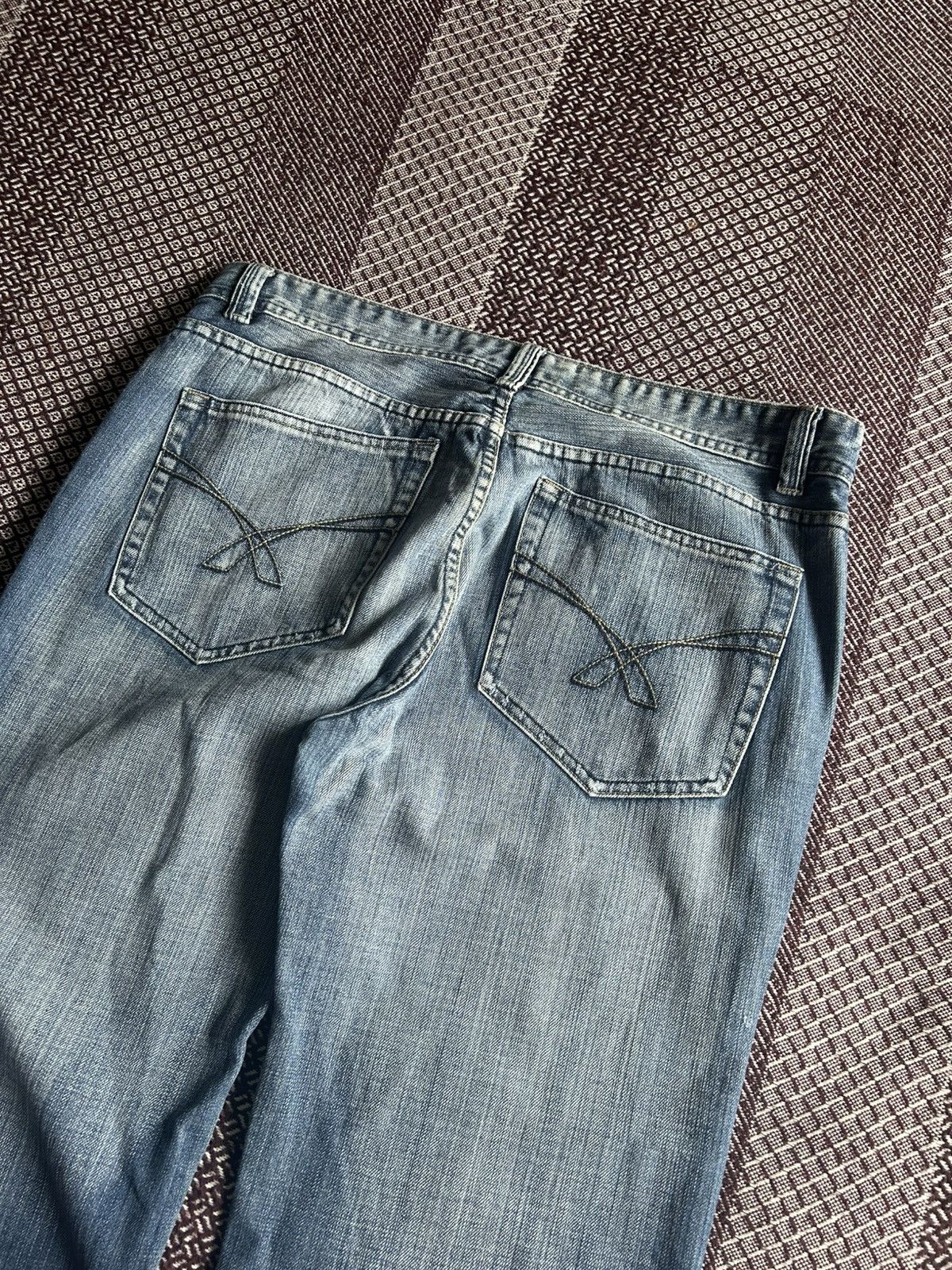 Vintage Vintage Smog Distressed Denim Jeans Baggy Faded Streetwear Size US 36 / EU 52 - 6 Thumbnail