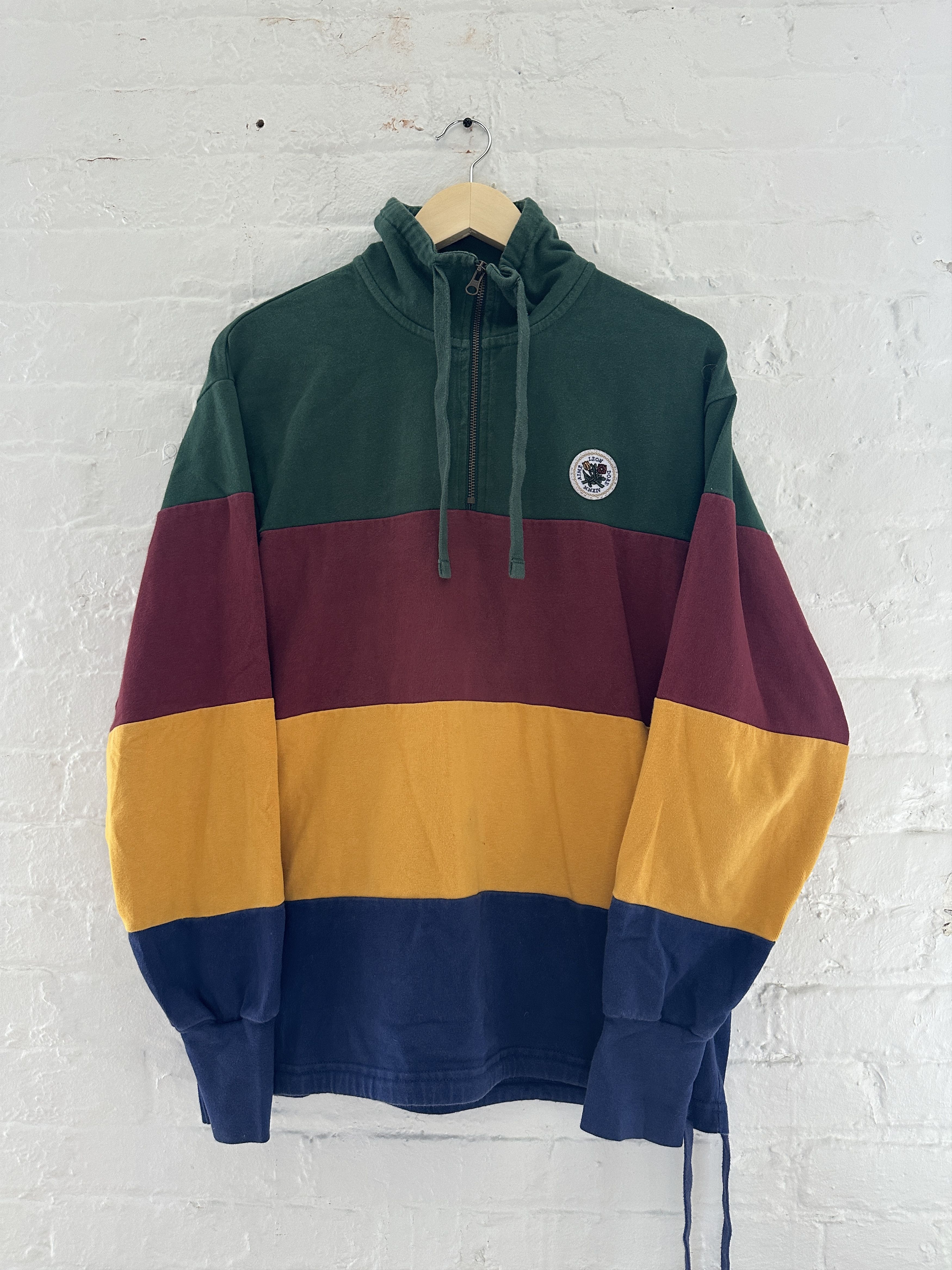 Aime Leon Dore Aime Leon Dore Striped Quarter Zip Size US S / EU 44-46 / 1 - 1 Thumbnail