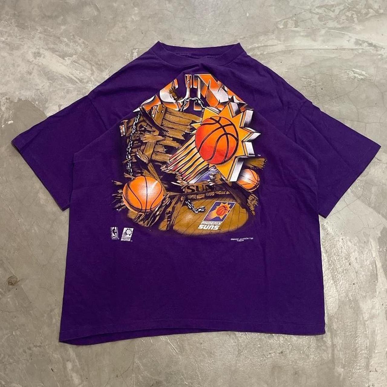 Vintage Vintage 90s Phoenix Suns Magic Johnson T Shirt Grailed