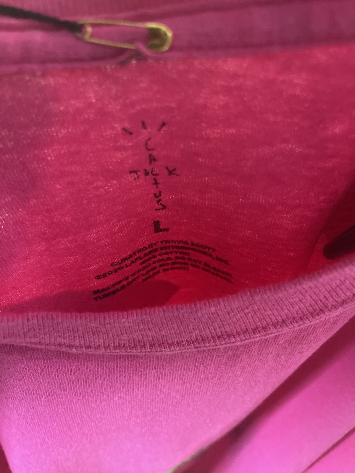 Travis Scott Travis Scott McDonalds Cactus Sauce Pink Tee Size Large New Size US L / EU 52-54 / 3 - 3 Thumbnail